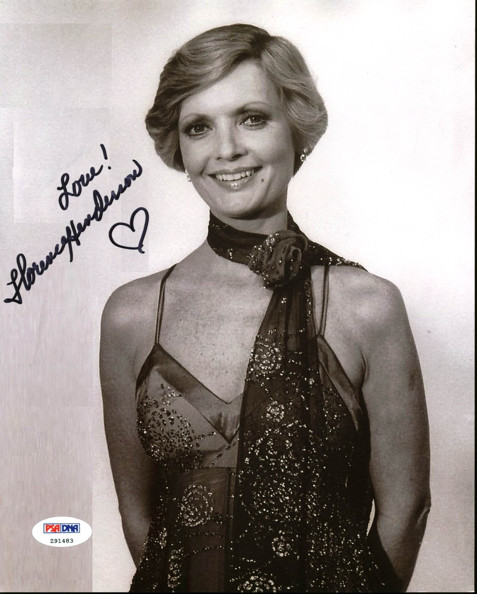 Florence Henderson The Brady Bunch Authentic Signed 8X10 Photo PSA/DNA #Z91483