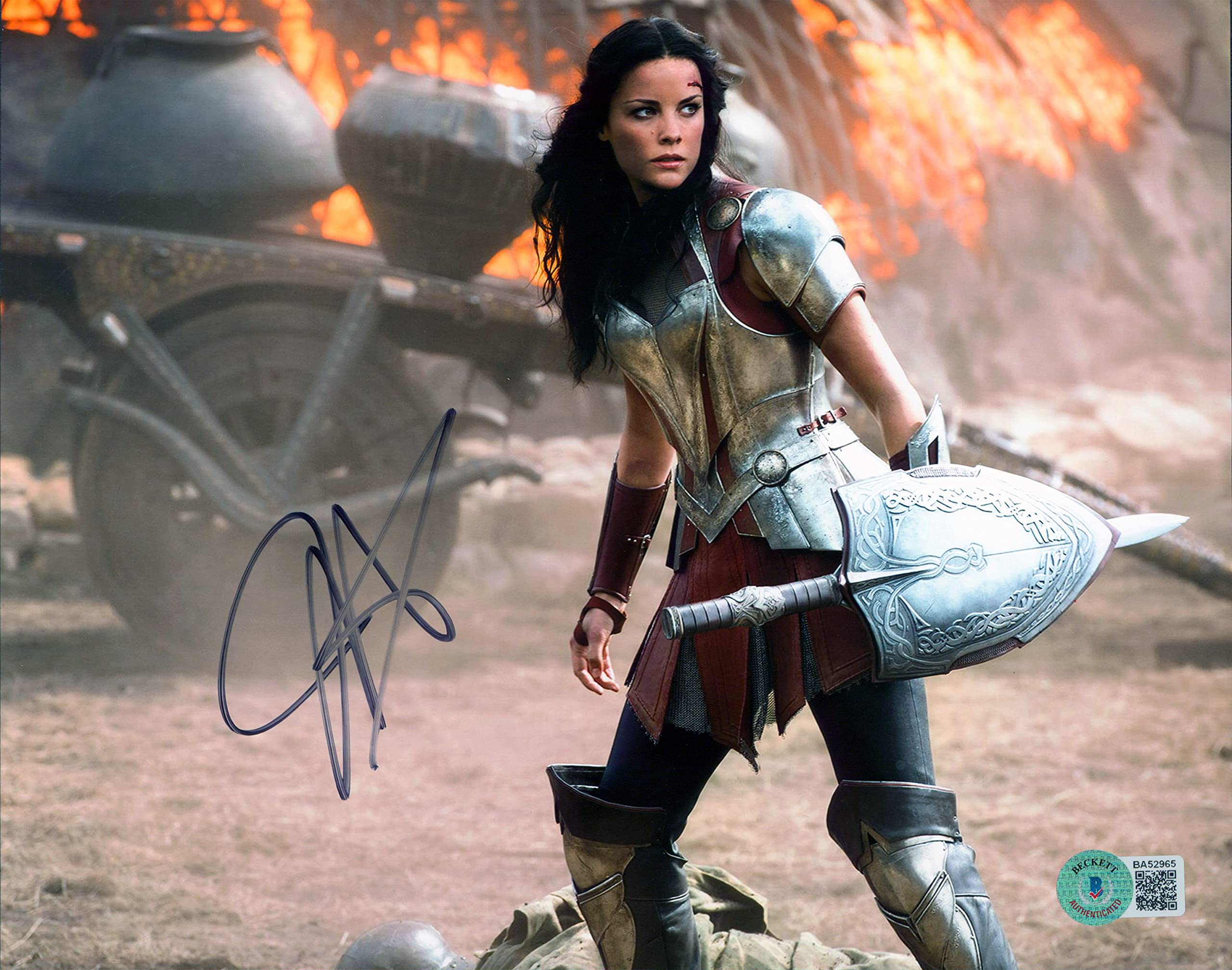 Jaimie Alexander Thor Ragnarok Authentic Signed 8x10 Photo BAS #BA52965
