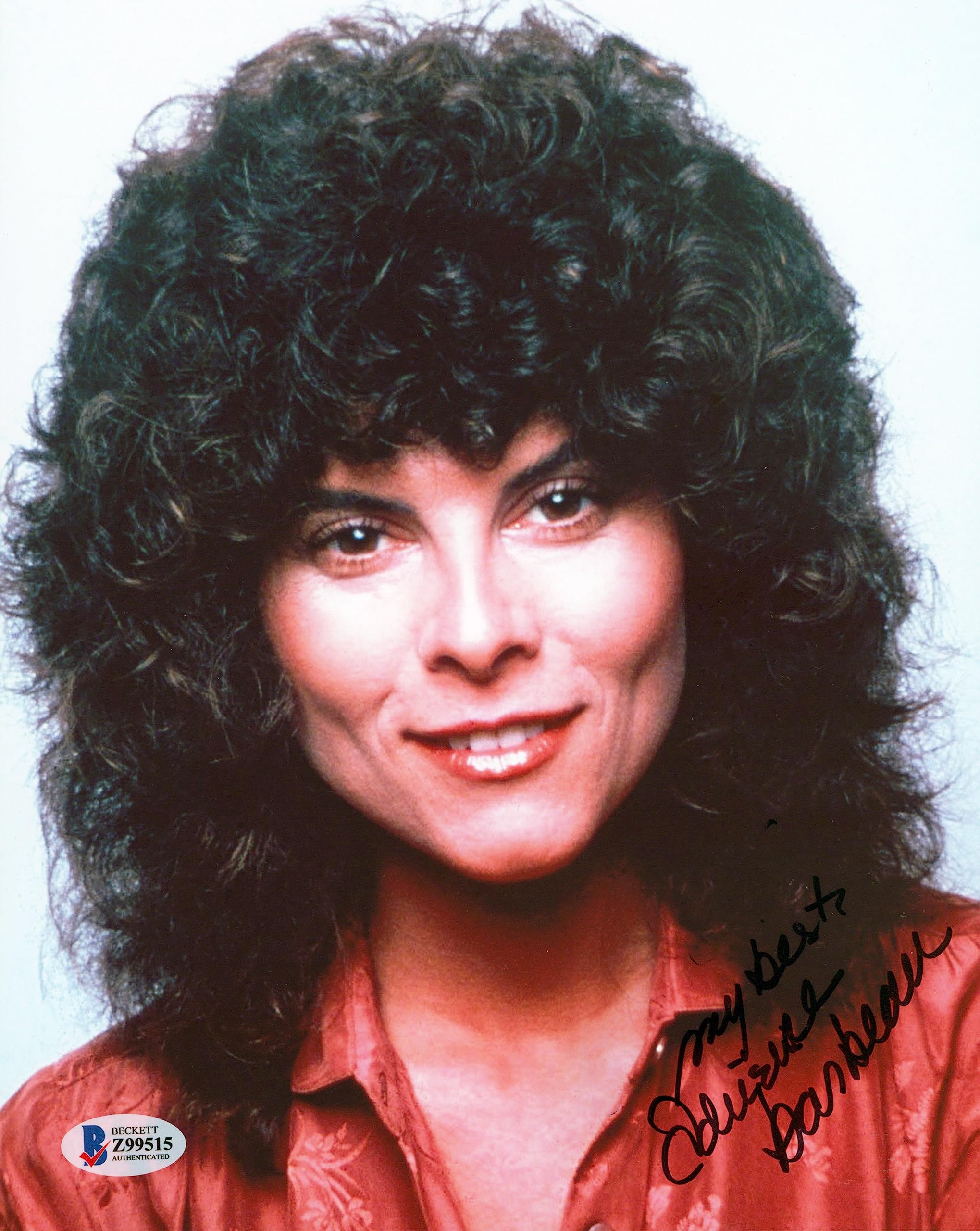 Adrienne Barbeau Escape from New York "My Best" Signed 8x10 Photo BAS #Z99515
