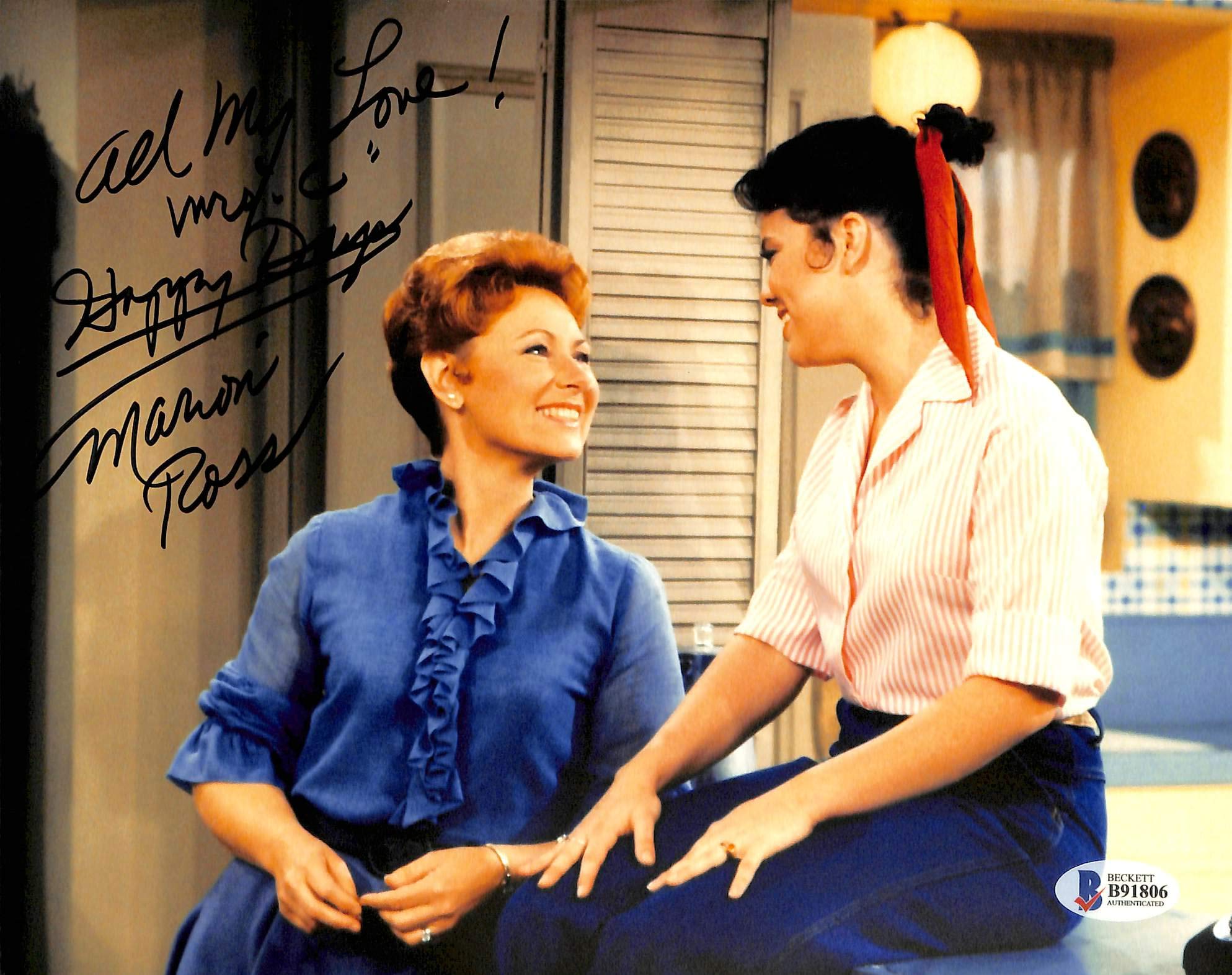 Marion Ross Happy Days "Mrs. C" Authentic Signed 8x10 Photo BAS #B91806