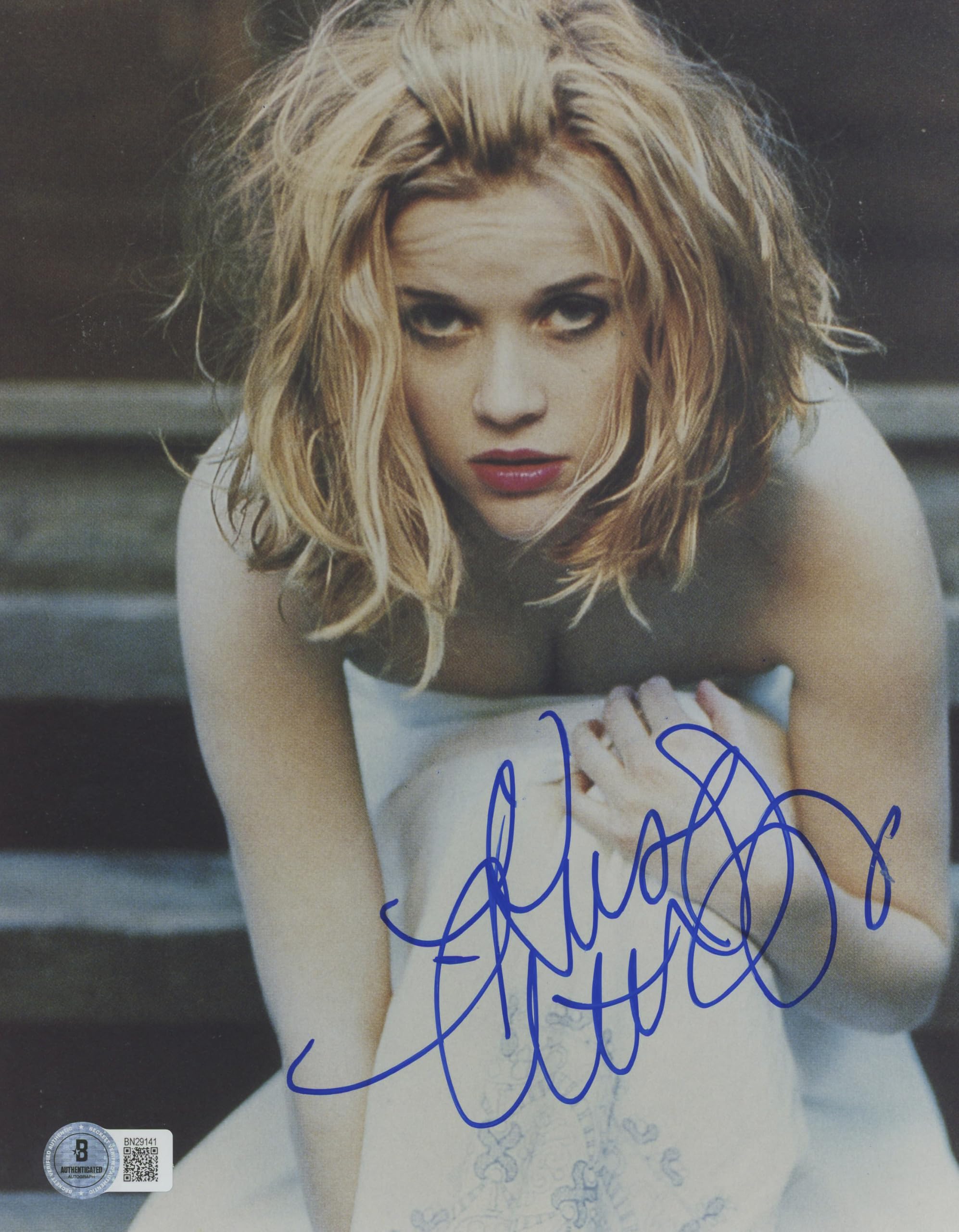 Reese Witherspoon American Psycho Authentic Signed 8x10 Photo BAS #BN29141