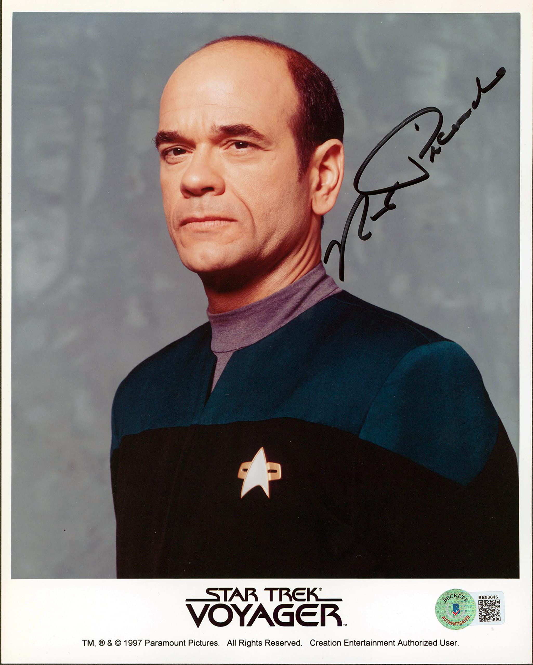 Robert Picardo Star Trek Voyager Authentic Signed 8x10 Promo Photo  BAS #BB83046