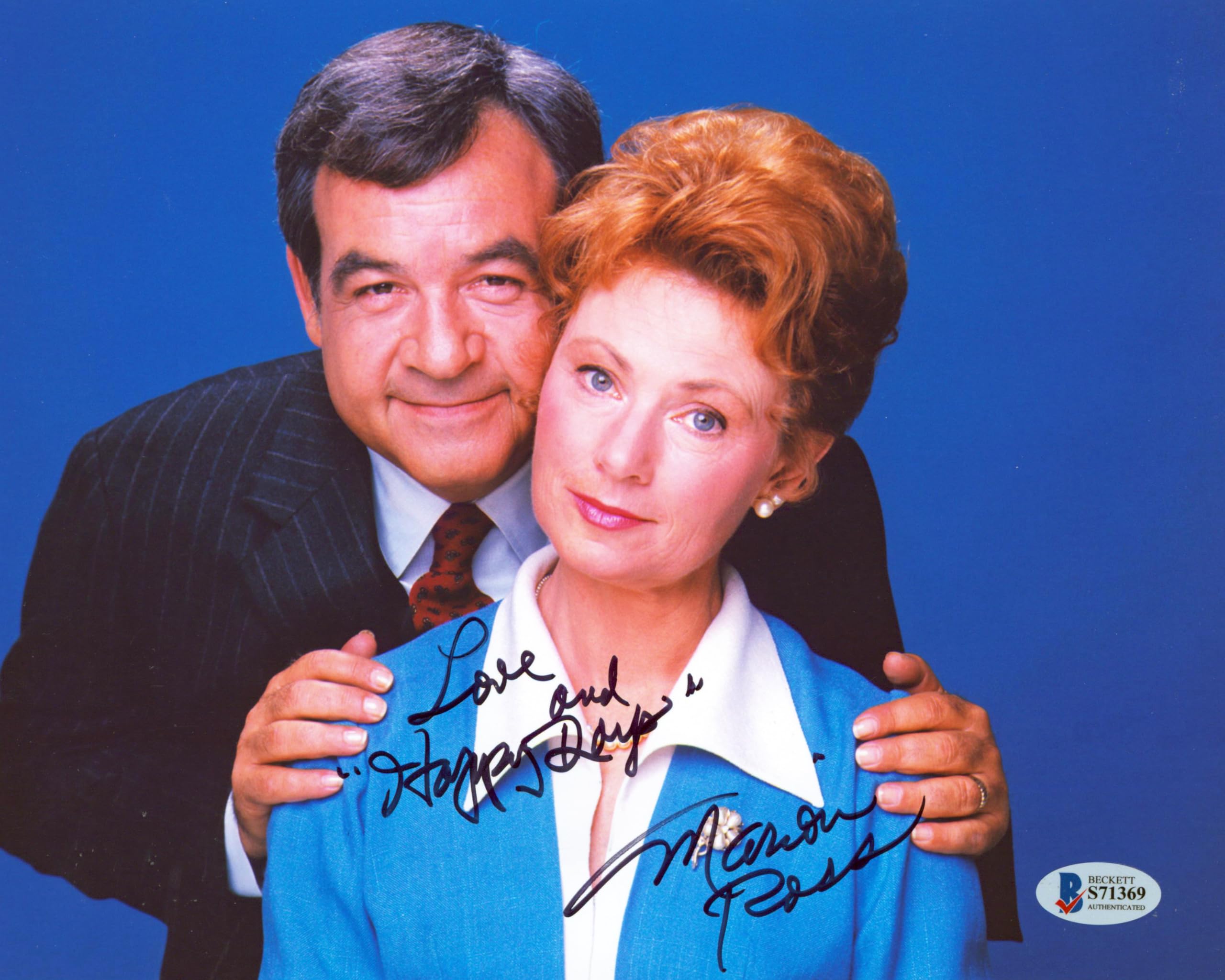 Marion Ross Happy Days "Love And Happy Days" Signed 8x10 Photo BAS #S71369