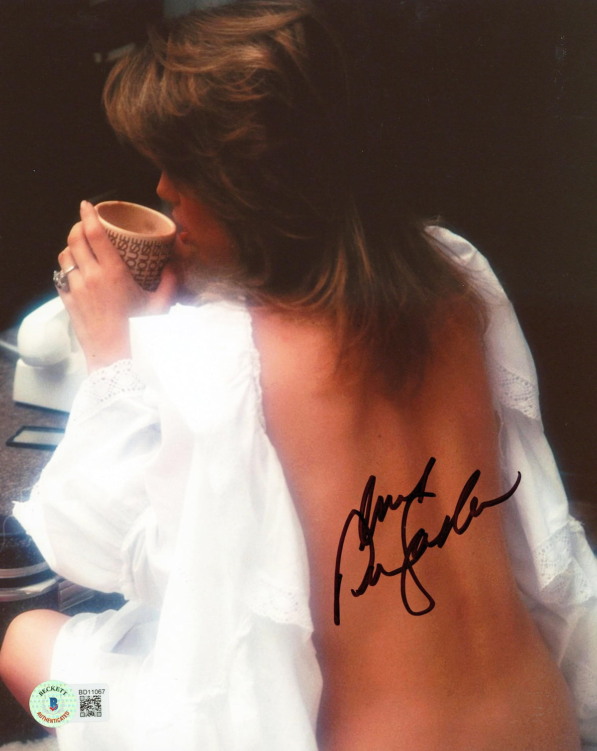 Pia Zadora Butterfly "Love" Authentic Signed 8x10 Photo Autographed BAS #BD11067