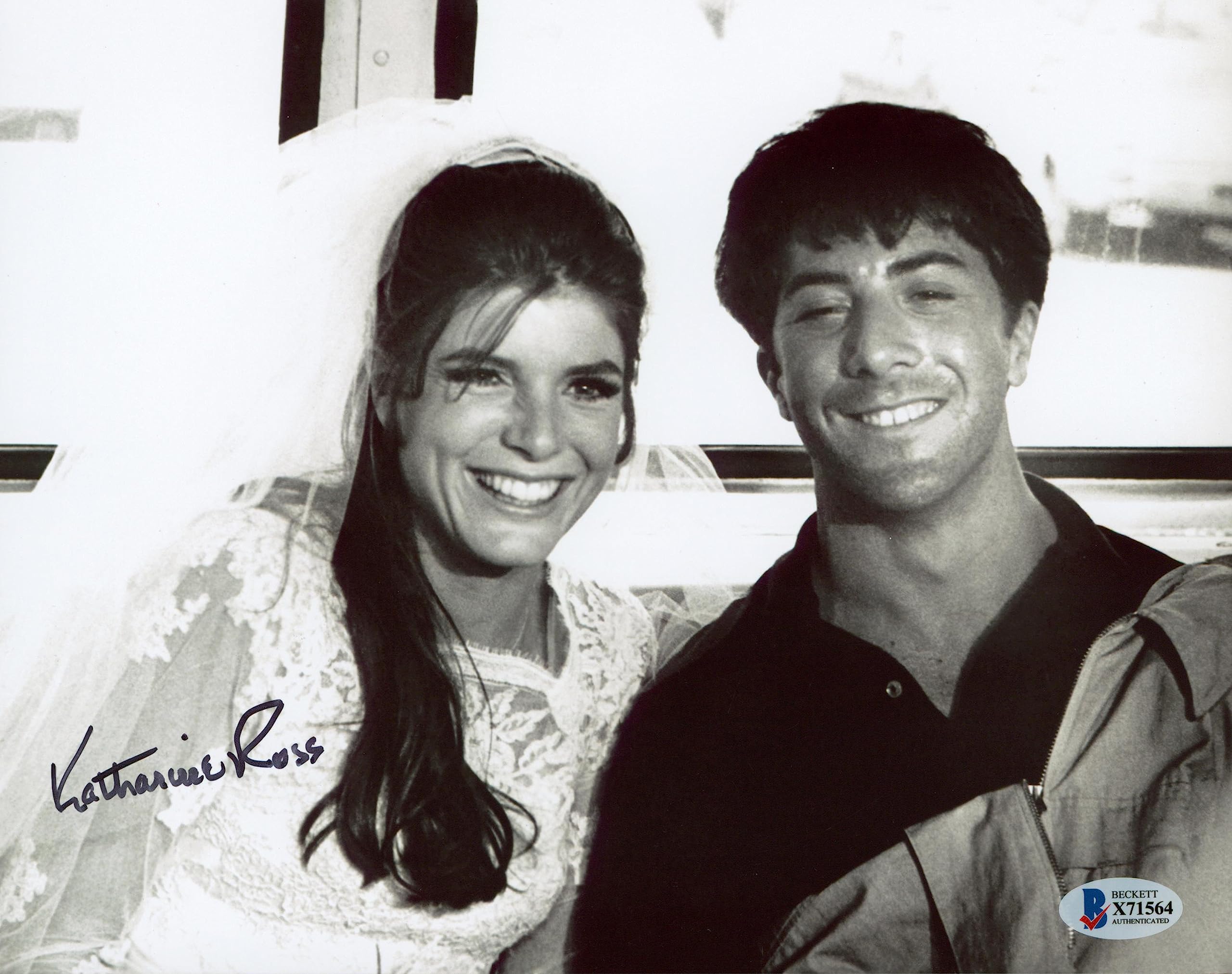 Katharine Ross The Graduate Signed 8x10 Black & White Photo BAS #X71564