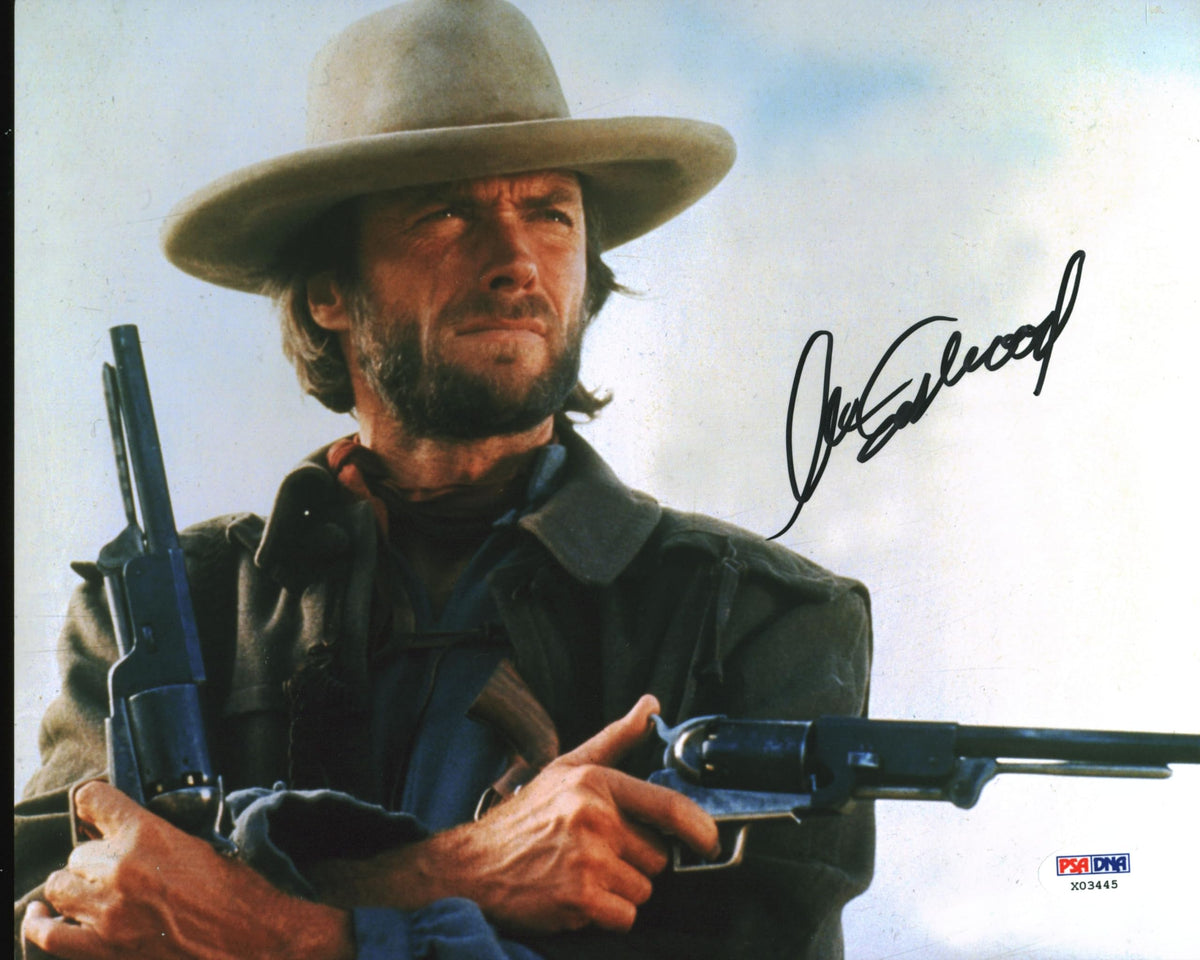 Clint Eastwood The Good, the Bad and the Ugly Signed 8x10 Photo PSA/DNA #X03445