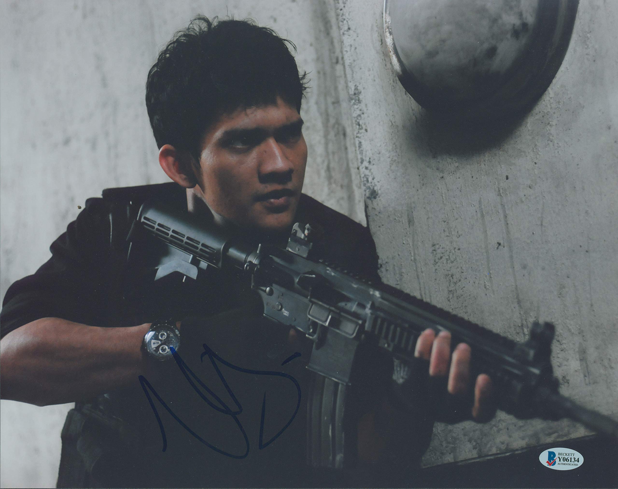 Iko	Uwais Mile 22 Authentic Signed 11x14 Photo Autographed BAS #Y06134