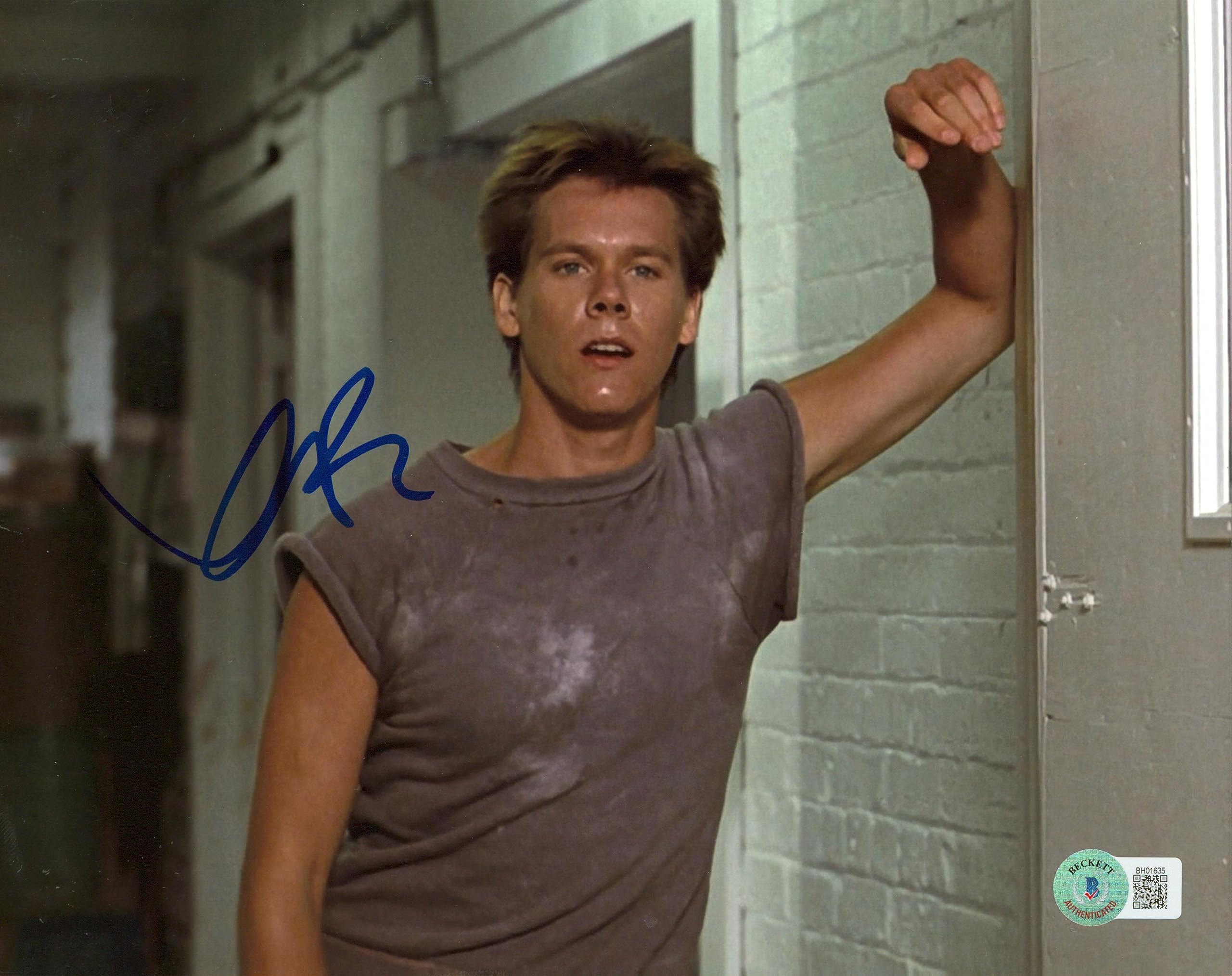 Kevin Bacon Footloose Authentic Signed 8x10 Photo Autographed BAS #BH01635