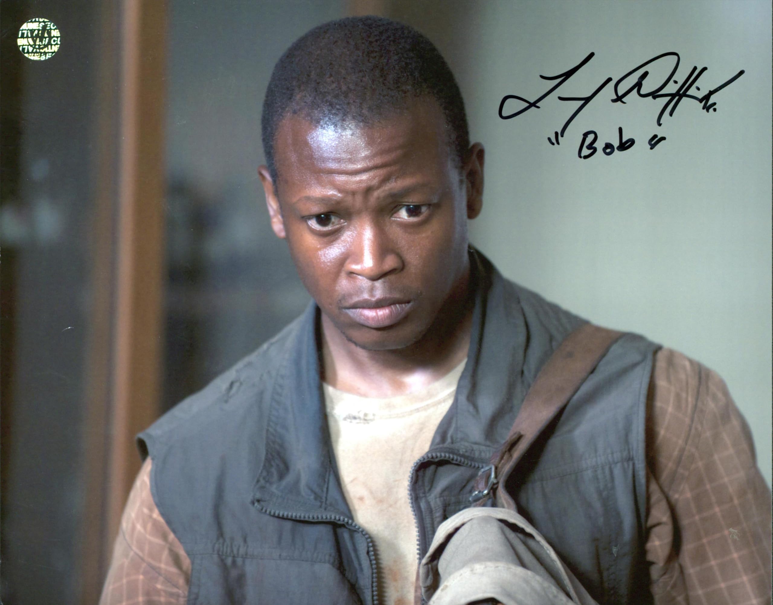 Lawrence Gilliard The Walking Dead "Bob" Signed 8x10 Photo Wizard World 1
