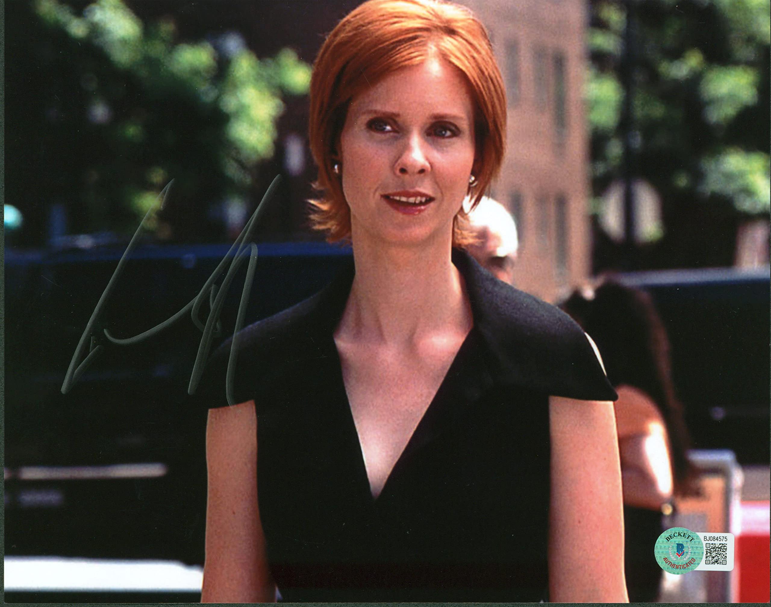 Cynthia Nixon Sex And The City Authentic Signed 8x10 Photo BAS #BJ084575