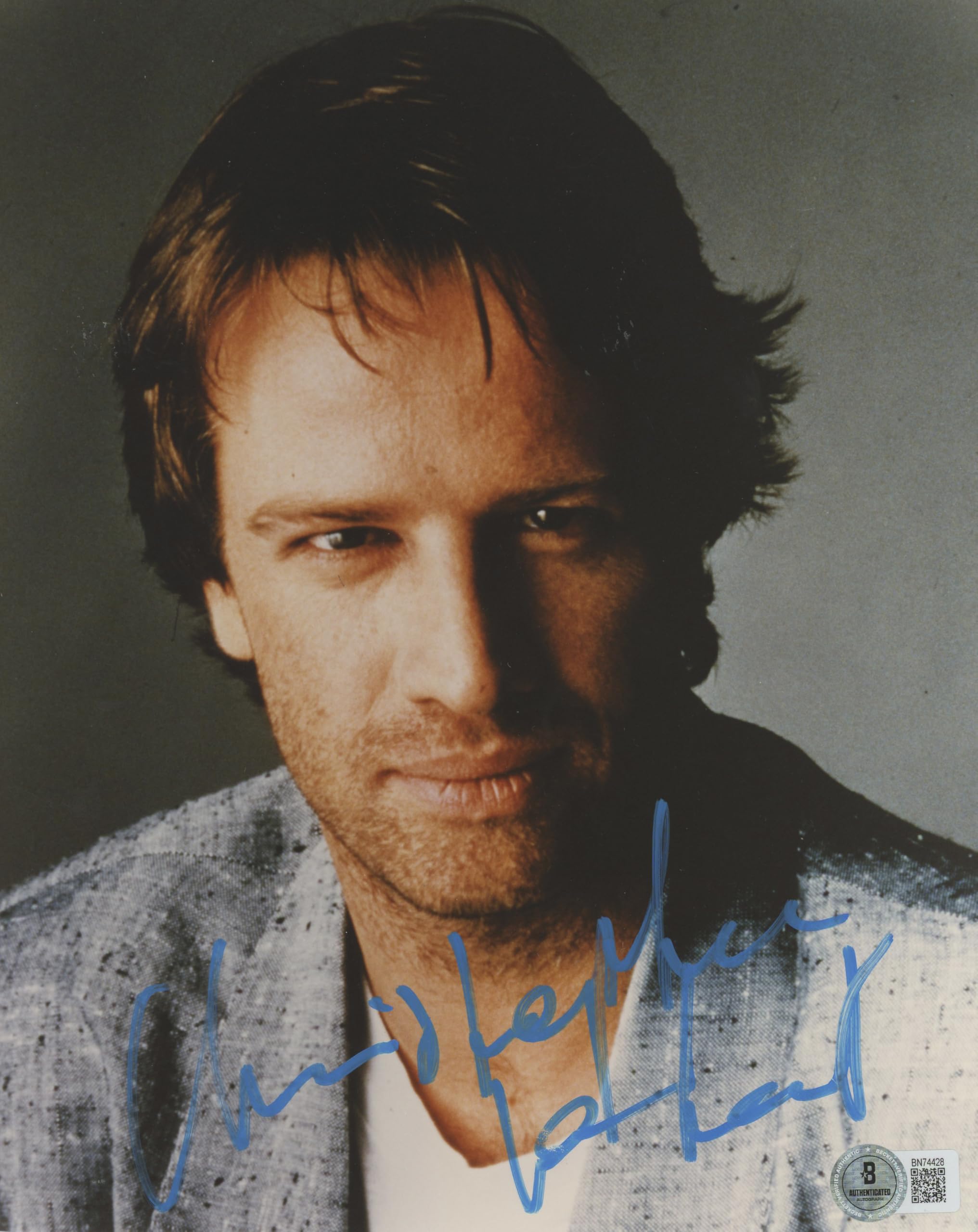Christopher Lambert Highlander Authentic Signed 8x10 Photo BAS #BN74428