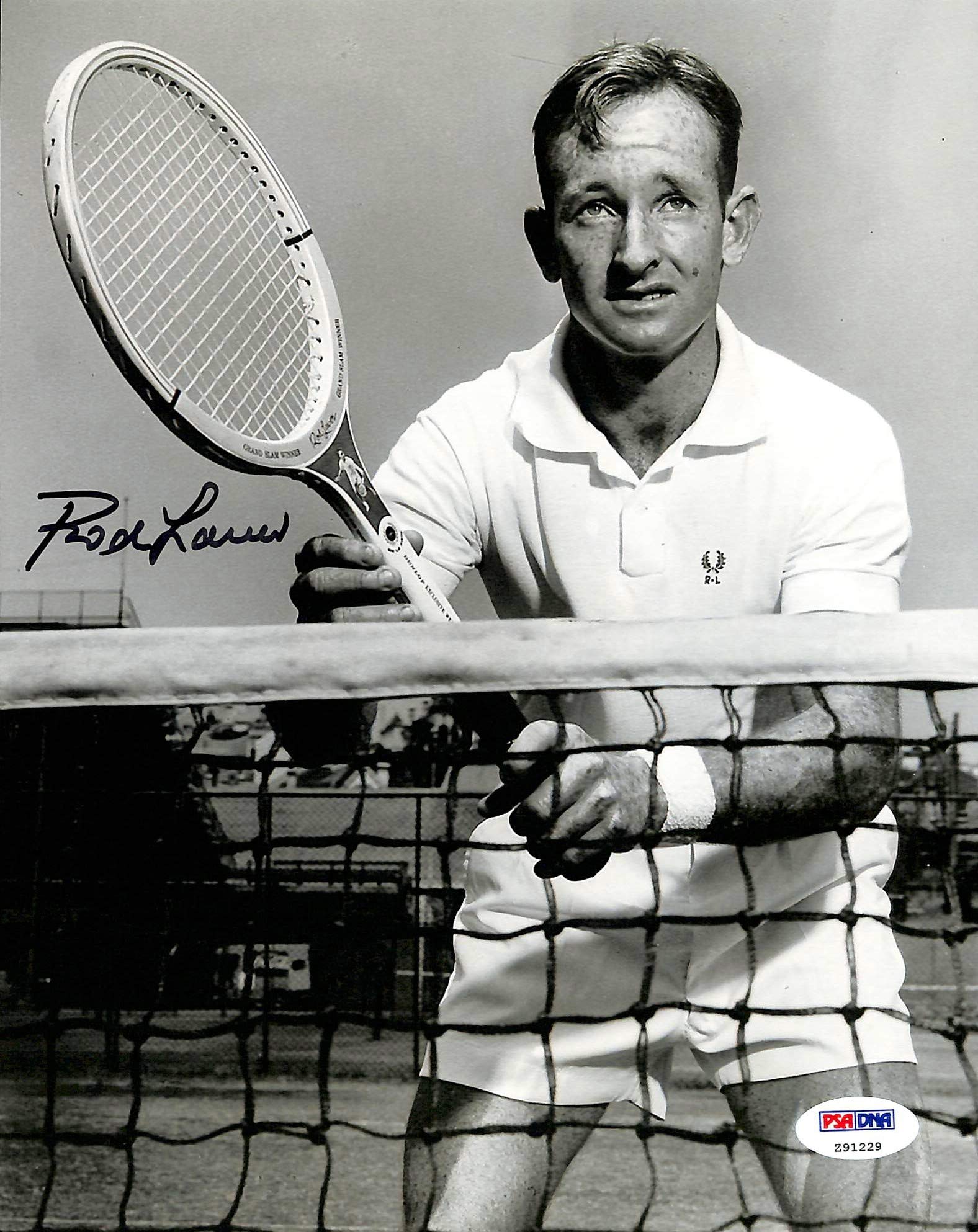 Rod Laver Tennis Authentic Signed 8x10 Photo Autographed PSA/DNA 4