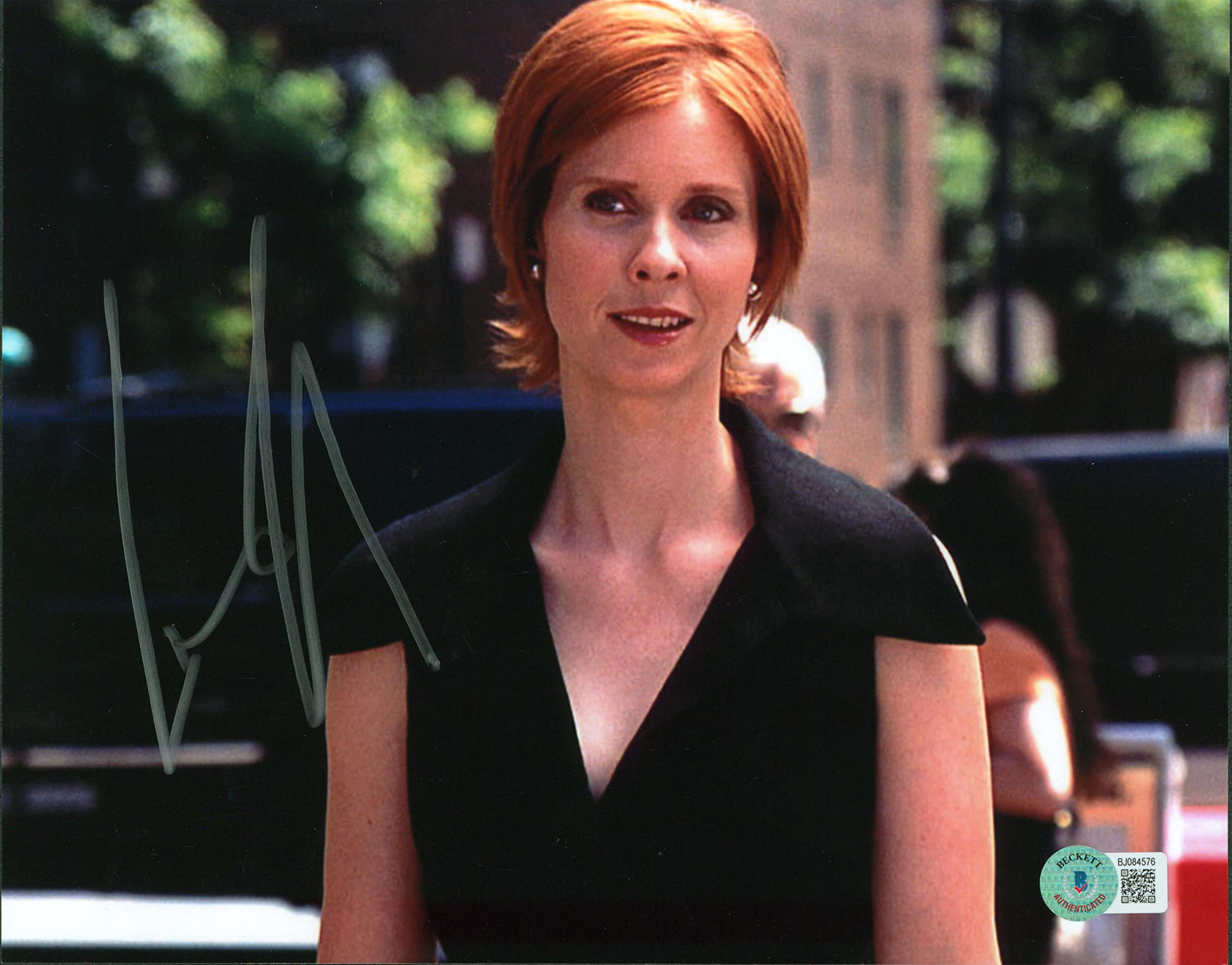 Cynthia Nixon Sex And The City Authentic Signed 8x10 Photo BAS #BJ084576