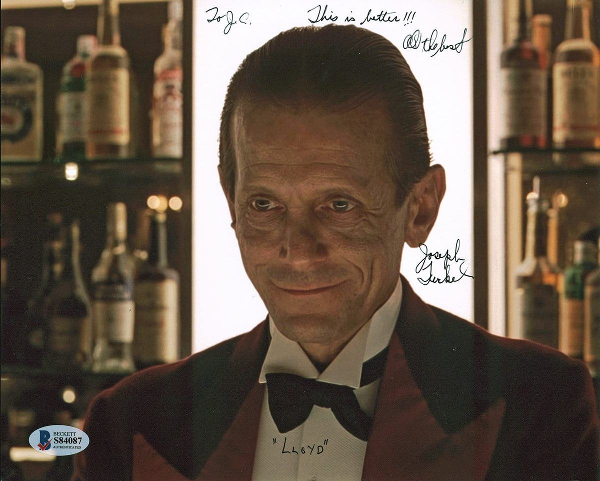Joe Turkel The Shining Authentic Signed 8x10 Photo Autographed BAS #S84087