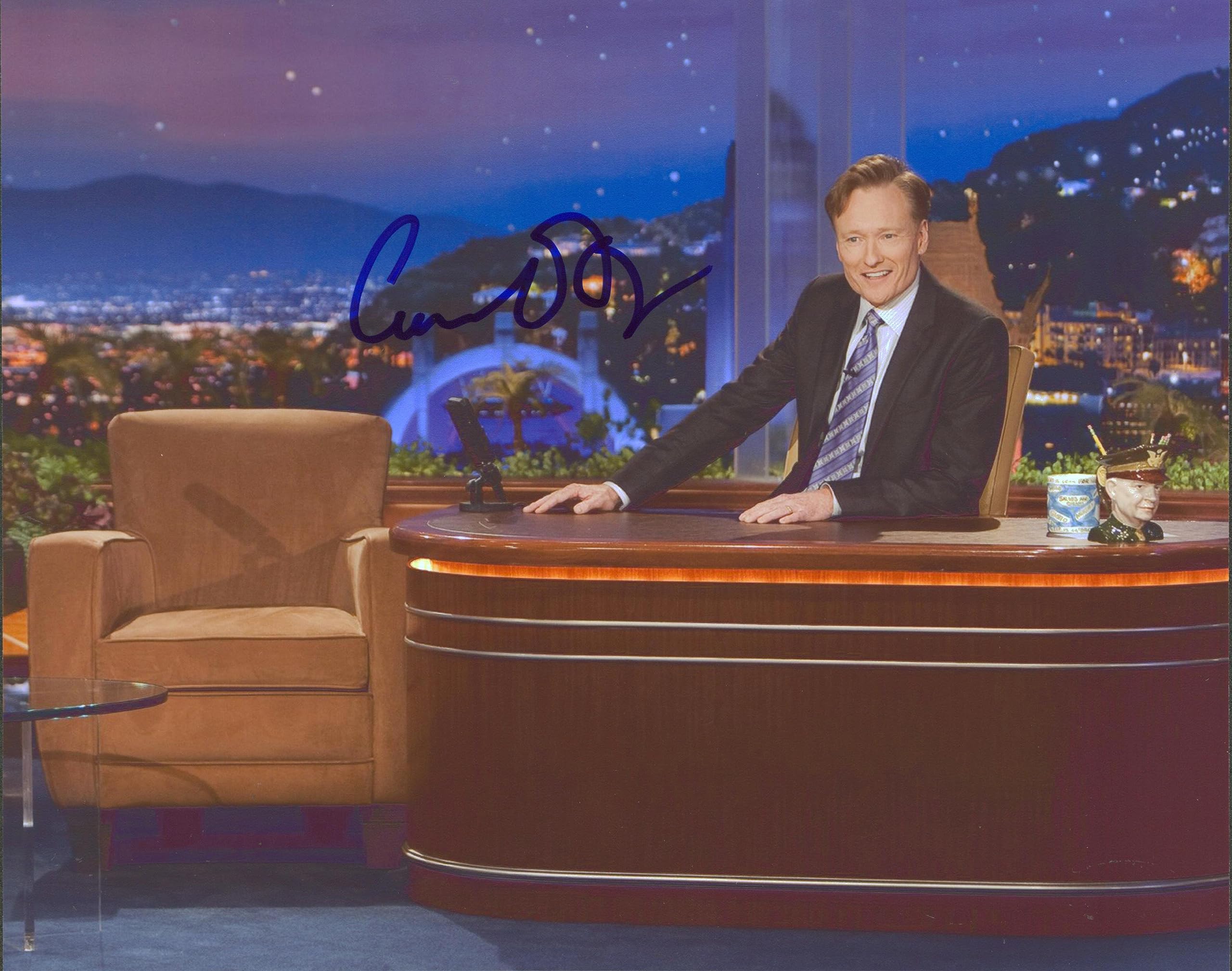 Conan O'Brien Late Night Authentic Signed 8x10 Photo Autographed BAS #BH01631