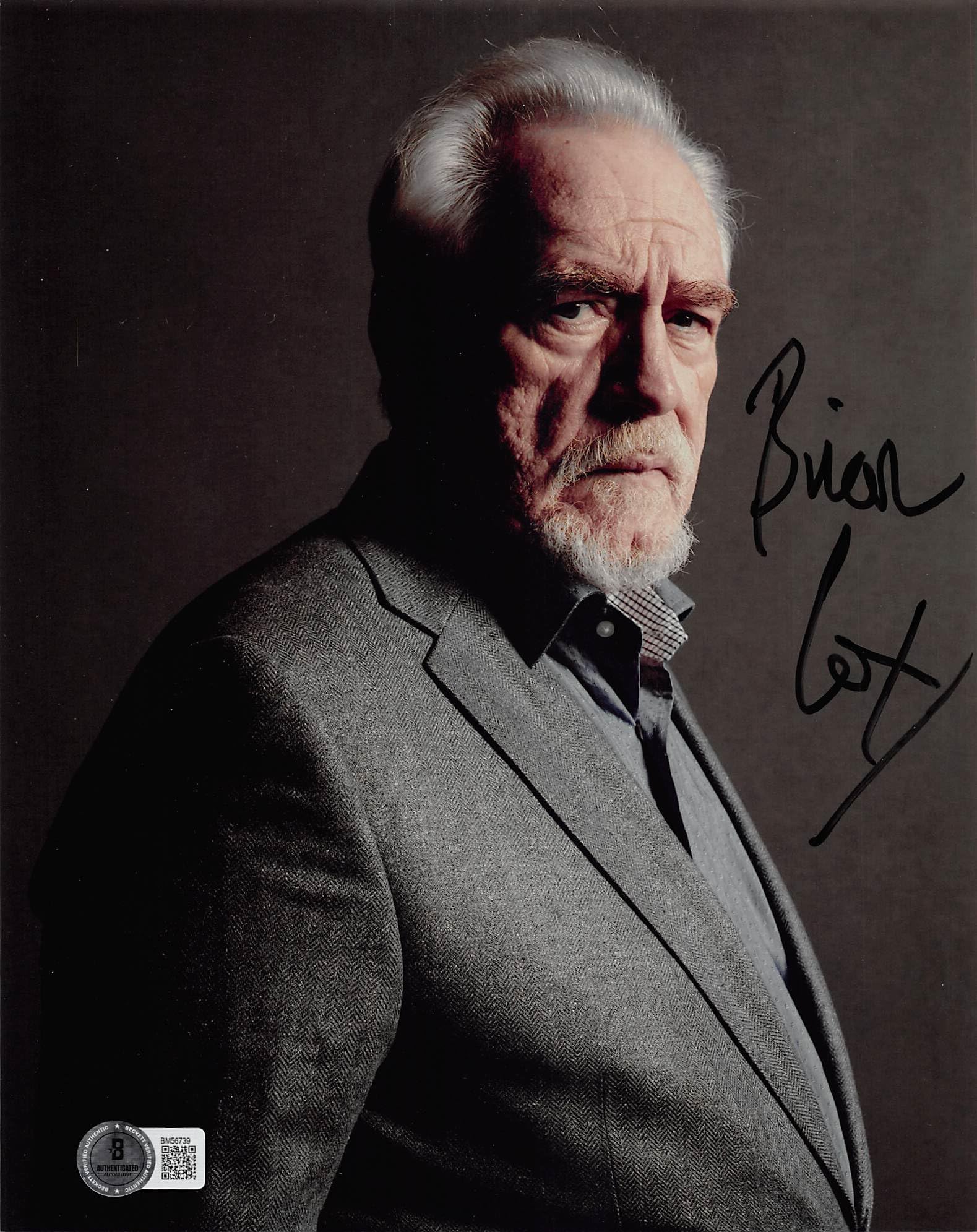 Brian Cox Succession Authentic Signed 8x10 Photo Autographed BAS #BM56739