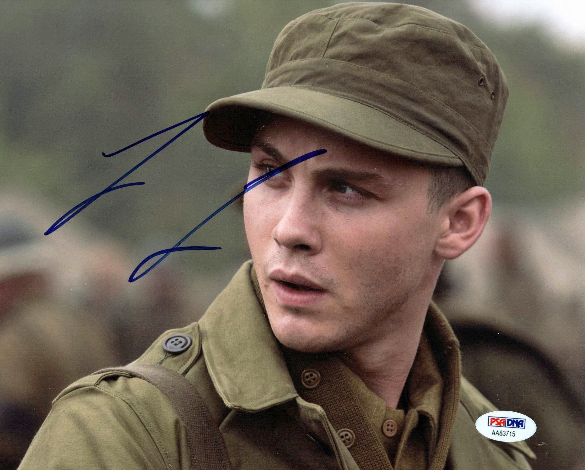 Logan Lerman Fury Authentic Signed 8X10 Photo Autographed PSA/DNA #AA83715