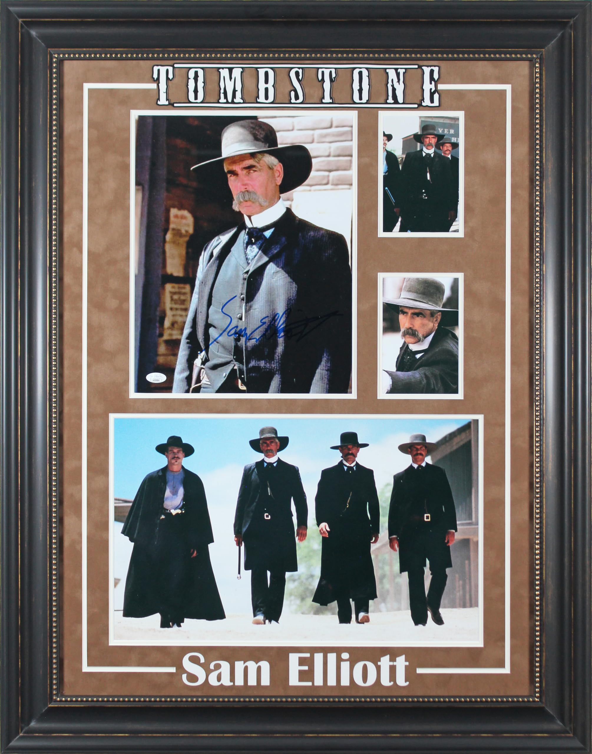 Sam Elliott Tombstone Authentic Signed 11x14 Framed Photo JSA #ar50884