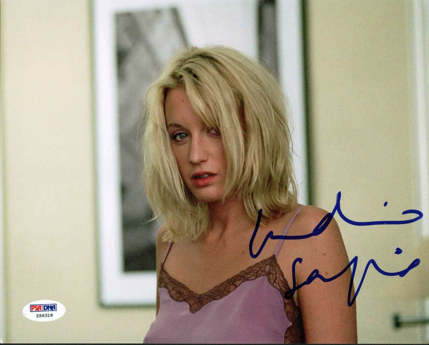 Ludivine Sagnier The Girl Cut In Two Signed Authentic 8X10 Photo PSA/DNA #Z56318