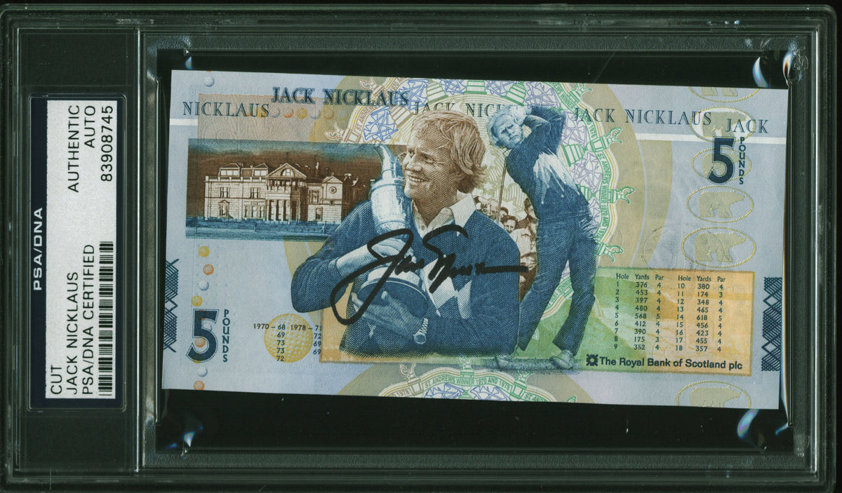2005 Jack Nicklaus Royal Bank Of Scotland 5 Pound Note – Uncirculated, Scotland