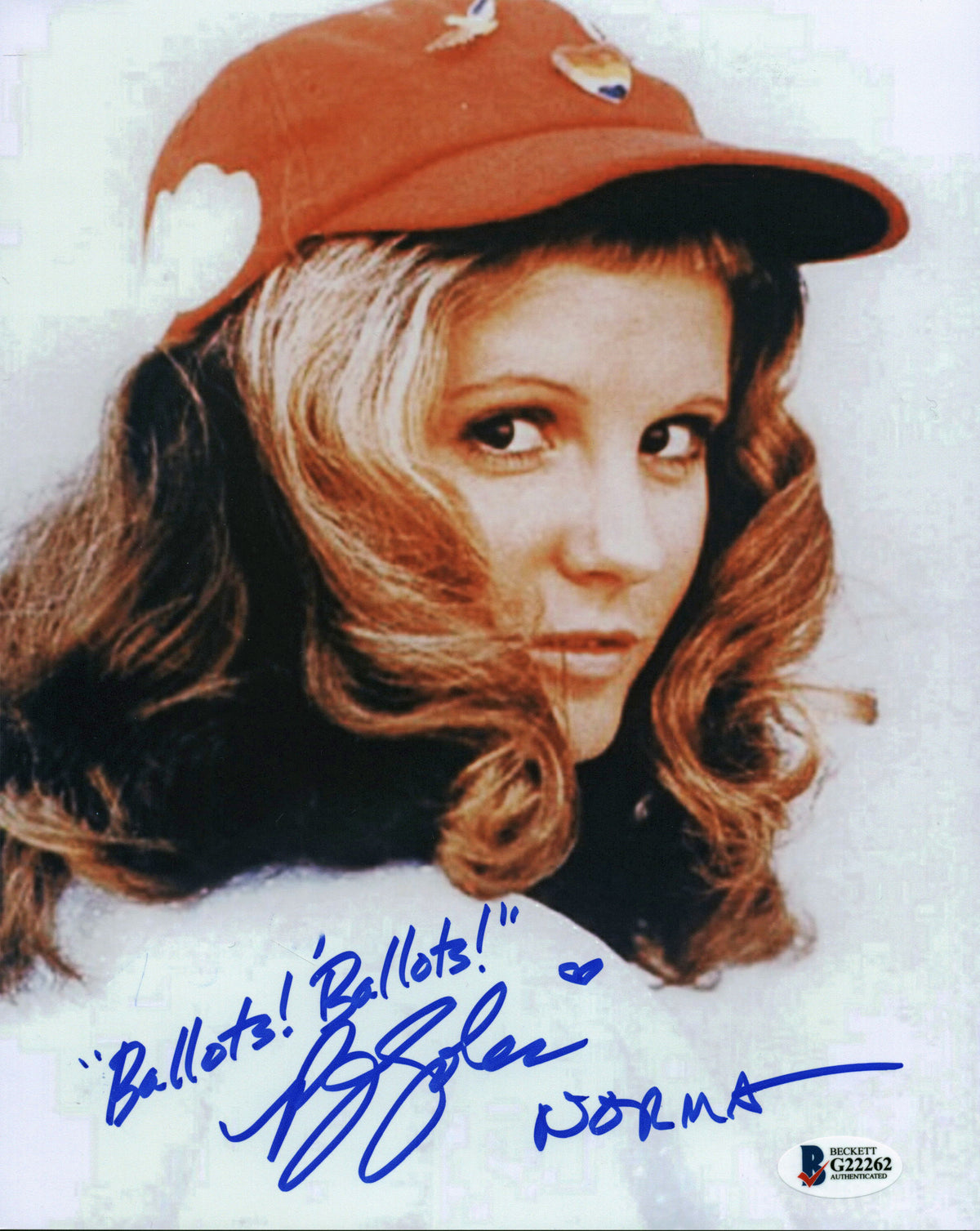 P.J. Soles "Carrie Ballots! Ballots! Norma" Signed 8x10 Photo BAS #G22262