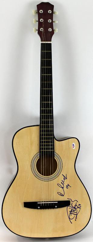 Cheech & Chong Up In Smoke Authentic Signed Guitar PSA/DNA #P74121