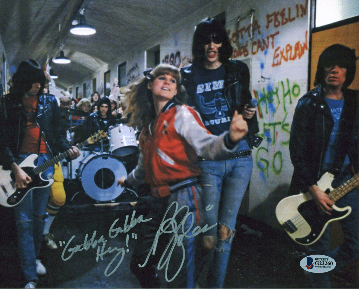 P.J. Soles "Gabba Gabba Hey!" Authentic Signed 8x10 Photo BAS #G22260