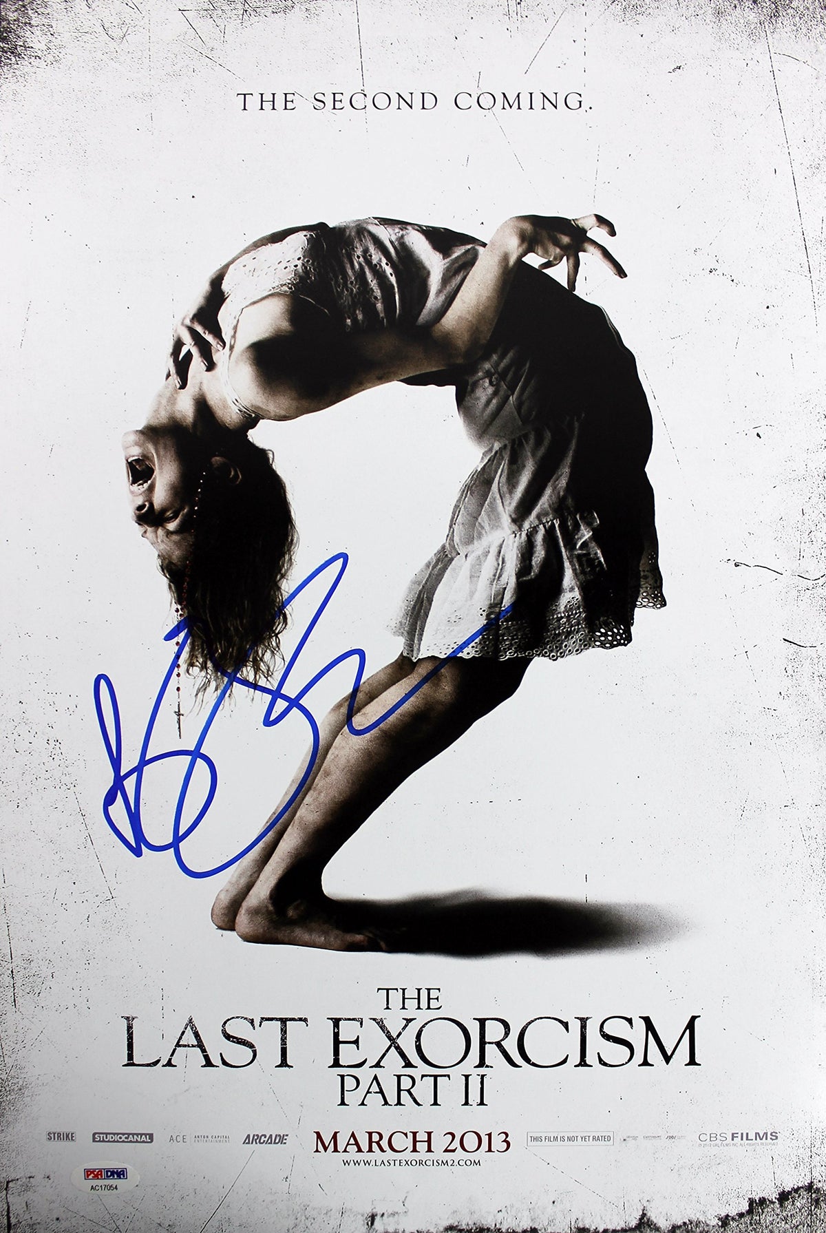 Ashley Bell The Last Exorcism Part II Authentic Signed 12x18 Photo PSA #AC17054