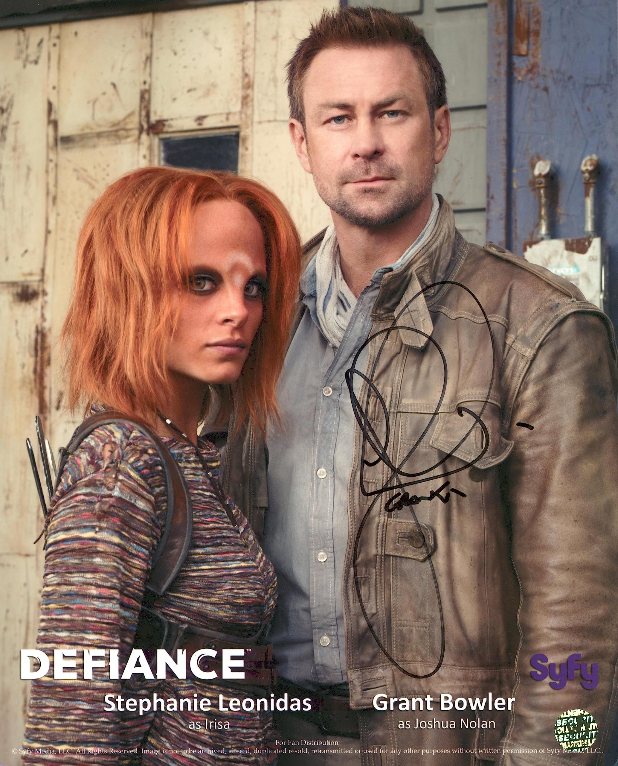 Grant Bowler Defiance Authentic Signed 8x10 Photo Autographed Wizard World 1