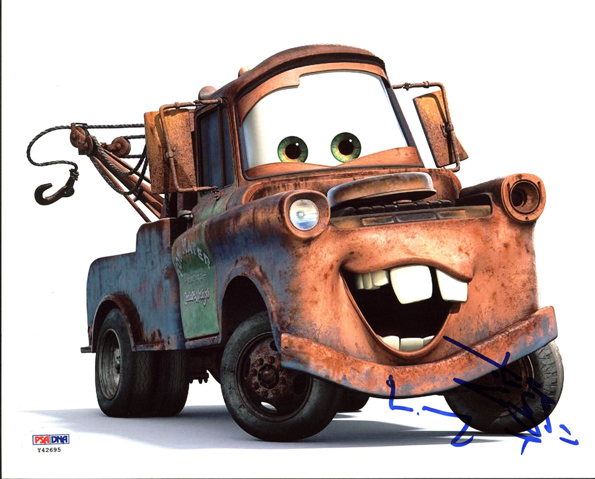Larry the Cable Guy Cars Authentic Signed 8X10 Photo Autographed BAS #Y42695