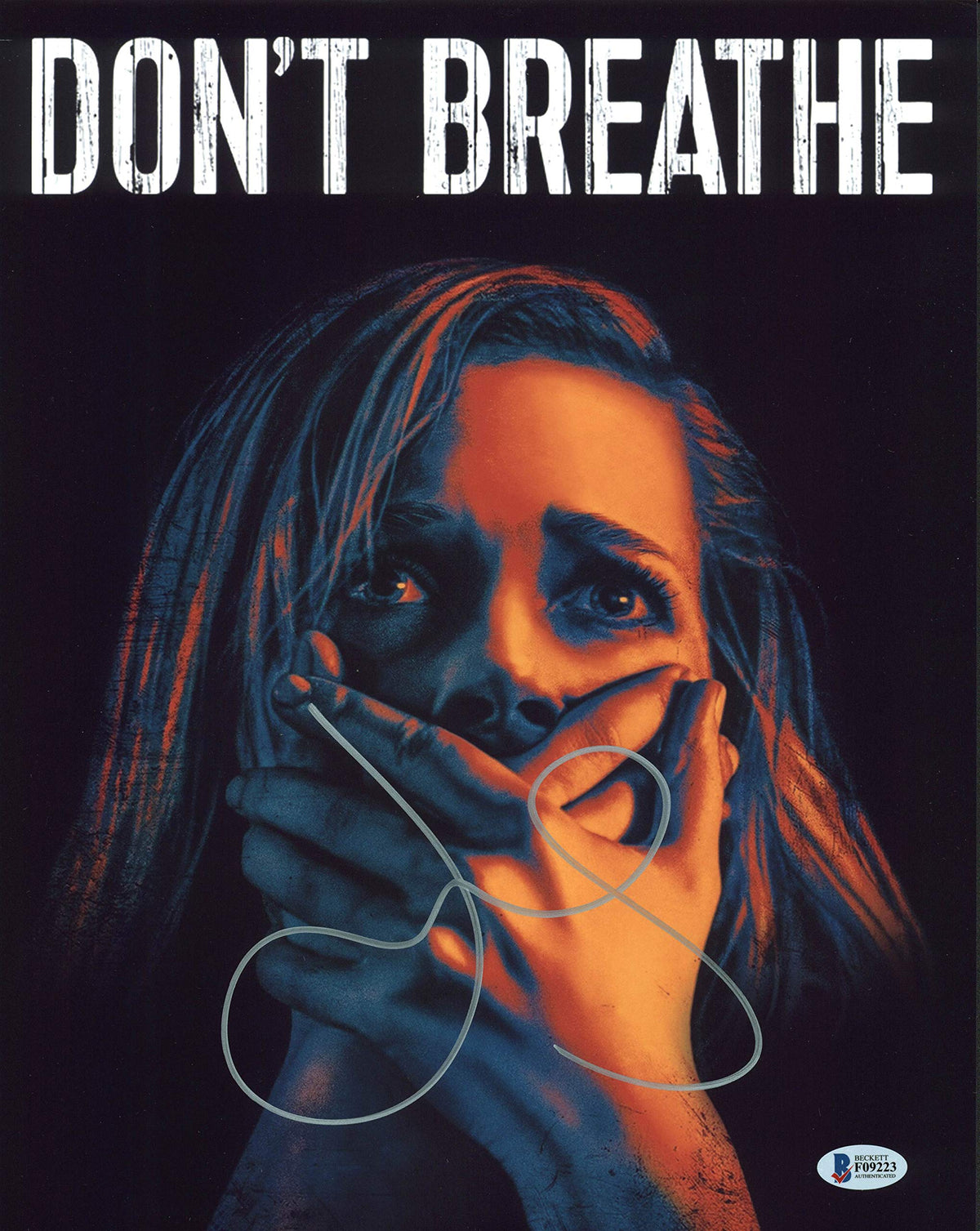 Jane Levy Don't Breathe Authentic Signed 11x14 Photo Autographed BAS #F09223