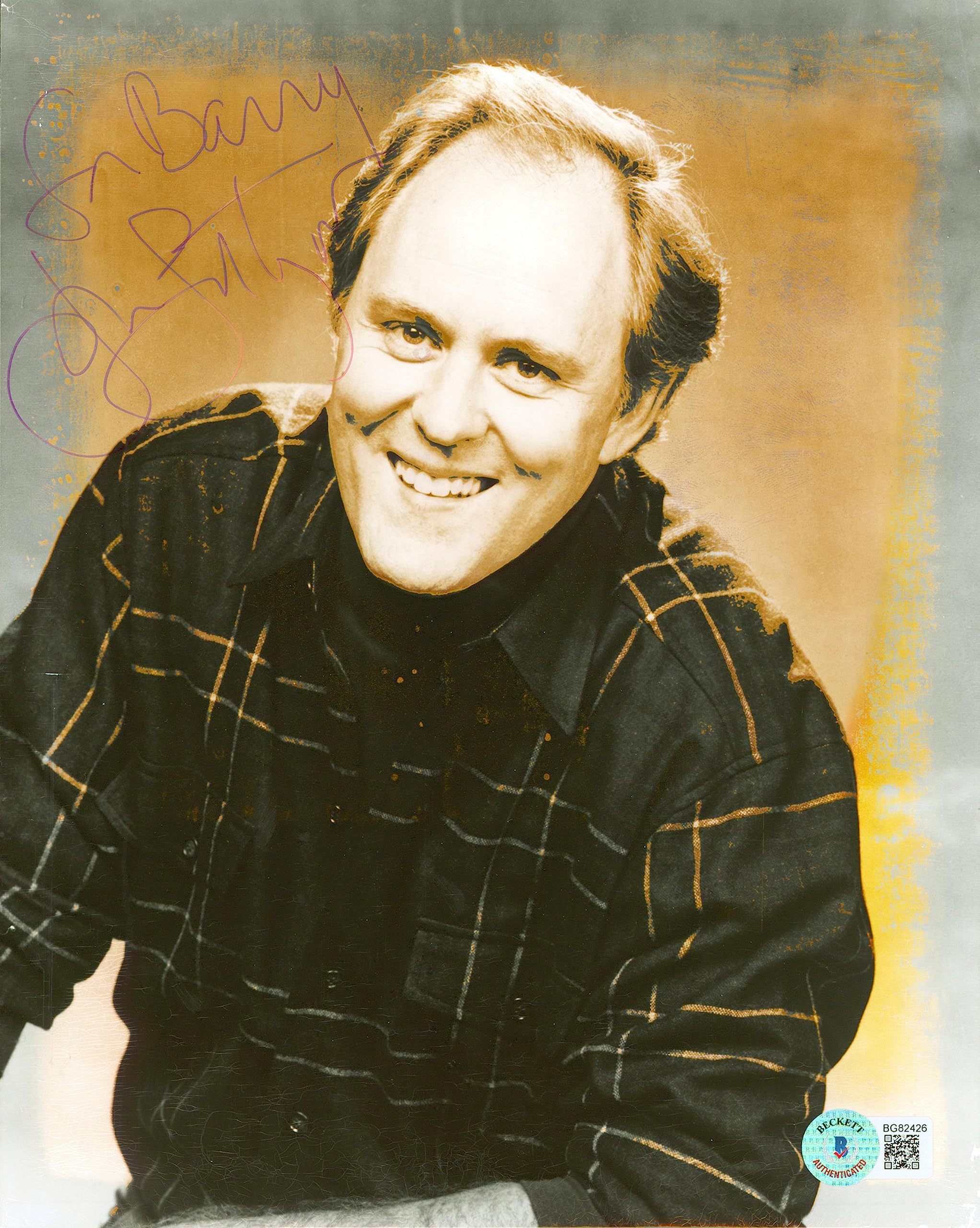 John Lithgow 3rd Rock From The Sun "For Barry" Signed 8x10 Photo BAS #BG82426