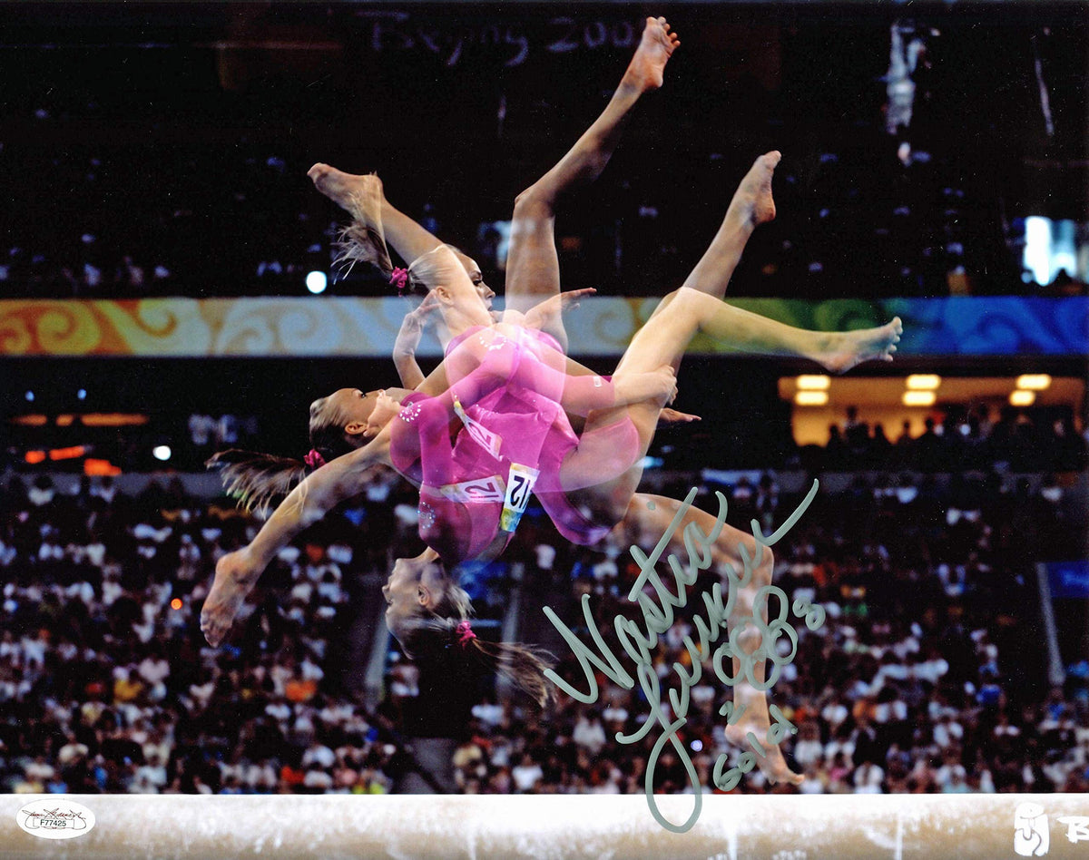 Nastia Liukin USA Gymnastics "2008 Gold" Authentic Signed 11x14 Photo JSA F77425