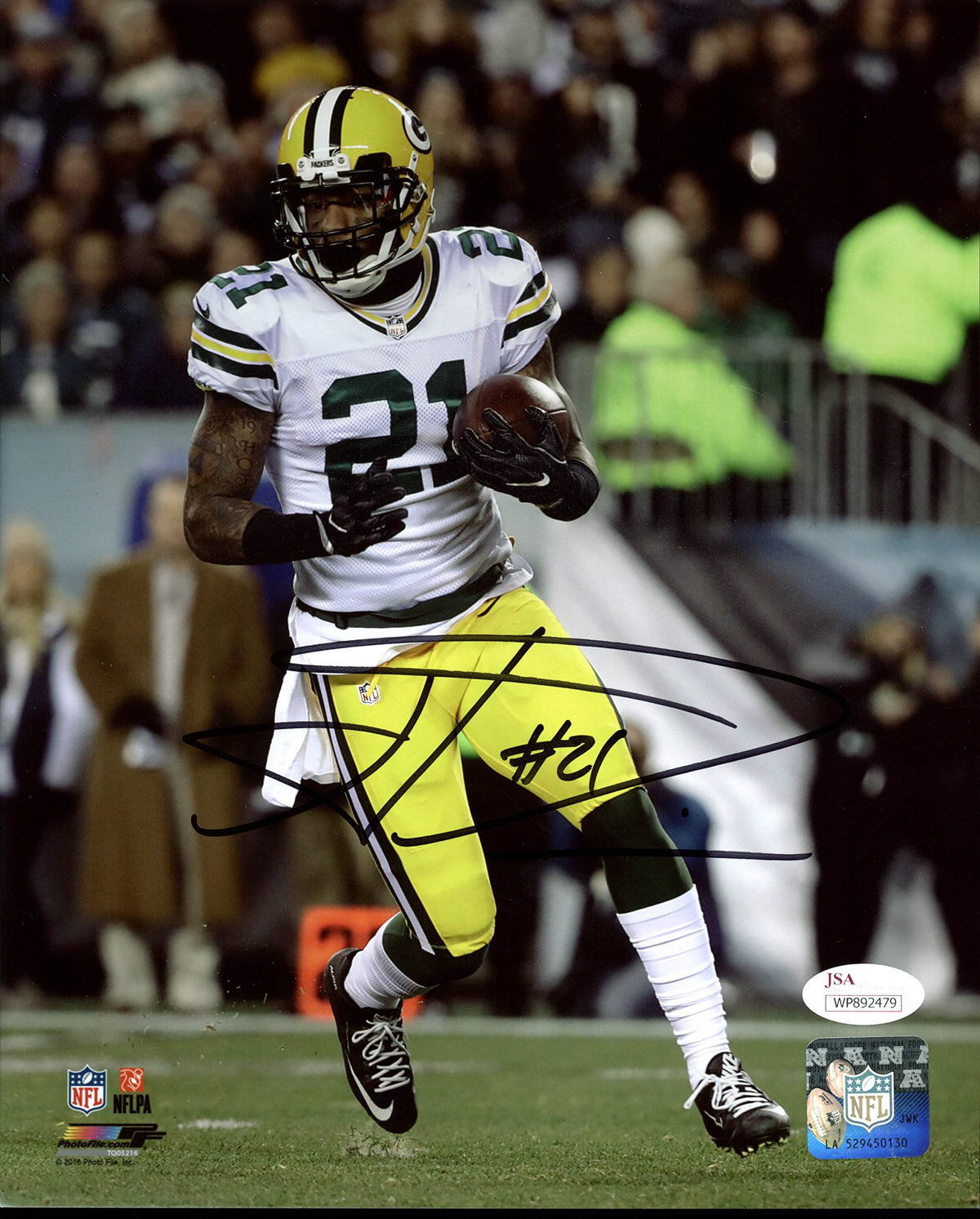 Packers Ha Ha Clinton-Dix Authentic Signed 8x10 Photo Autographed JSA Witness
