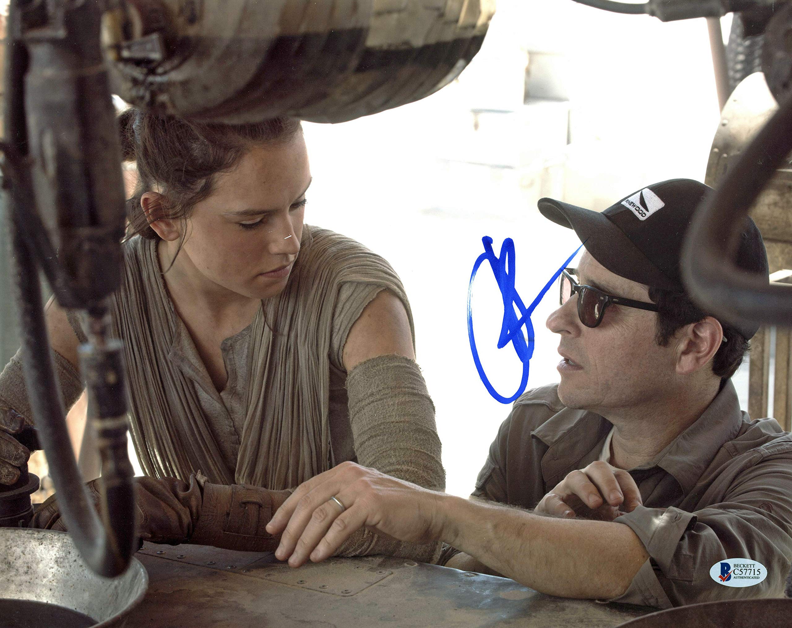 J.J. Abrams Star Wars The Force Awakens Authentic Signed 11x14 Photo BAS #C57715