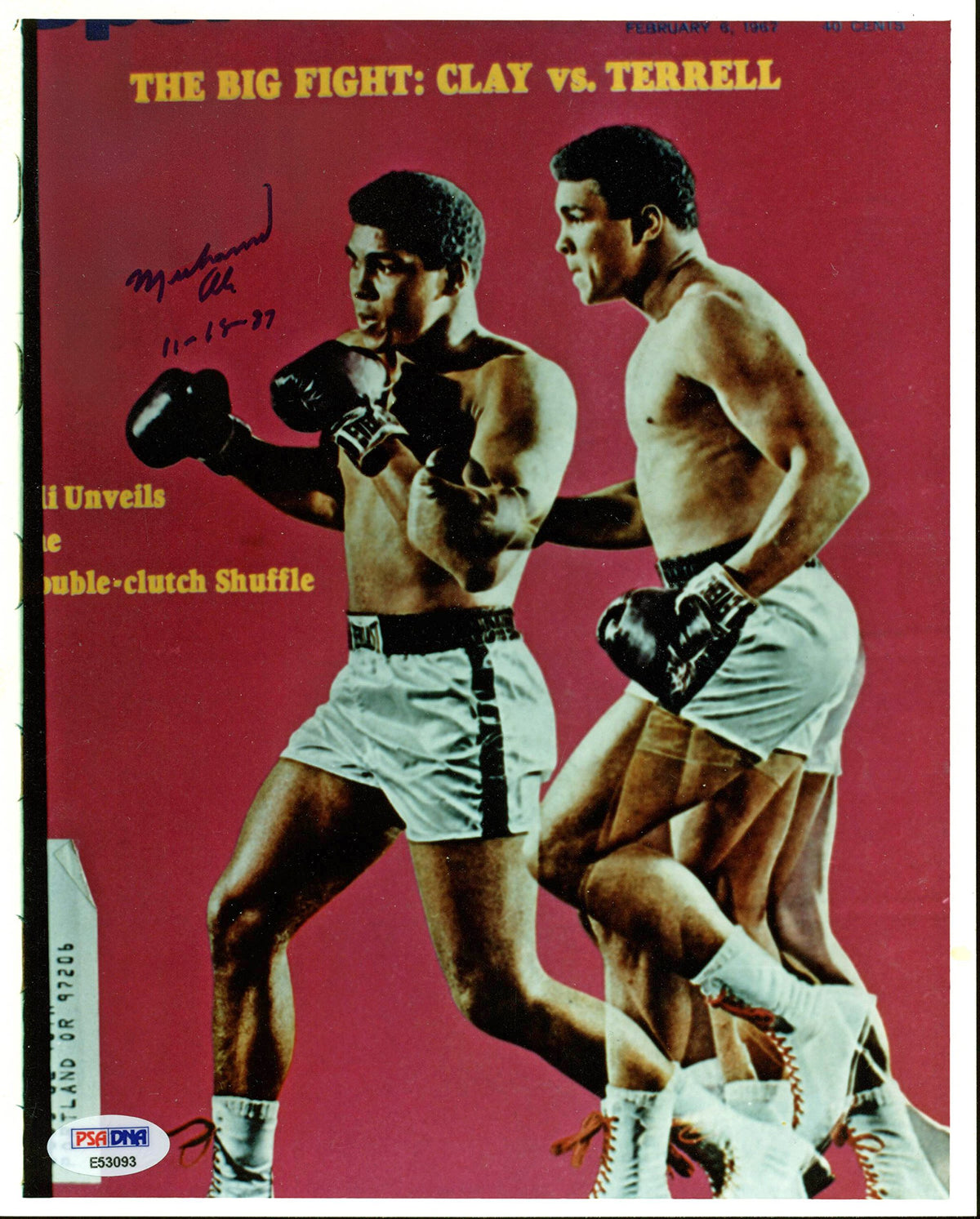 Muhammad Ali Boxing Authentic Signed 8X10 Photo Autographed PSA/DNA #E53093