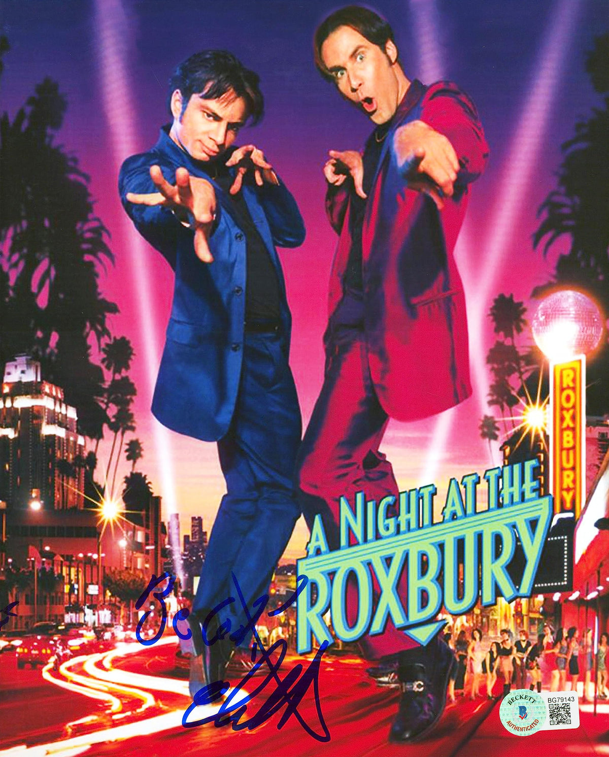 Chris Kattan A Night At The Roxbury "Be Cool" Signed 8x10 Photo BAS #BG79143