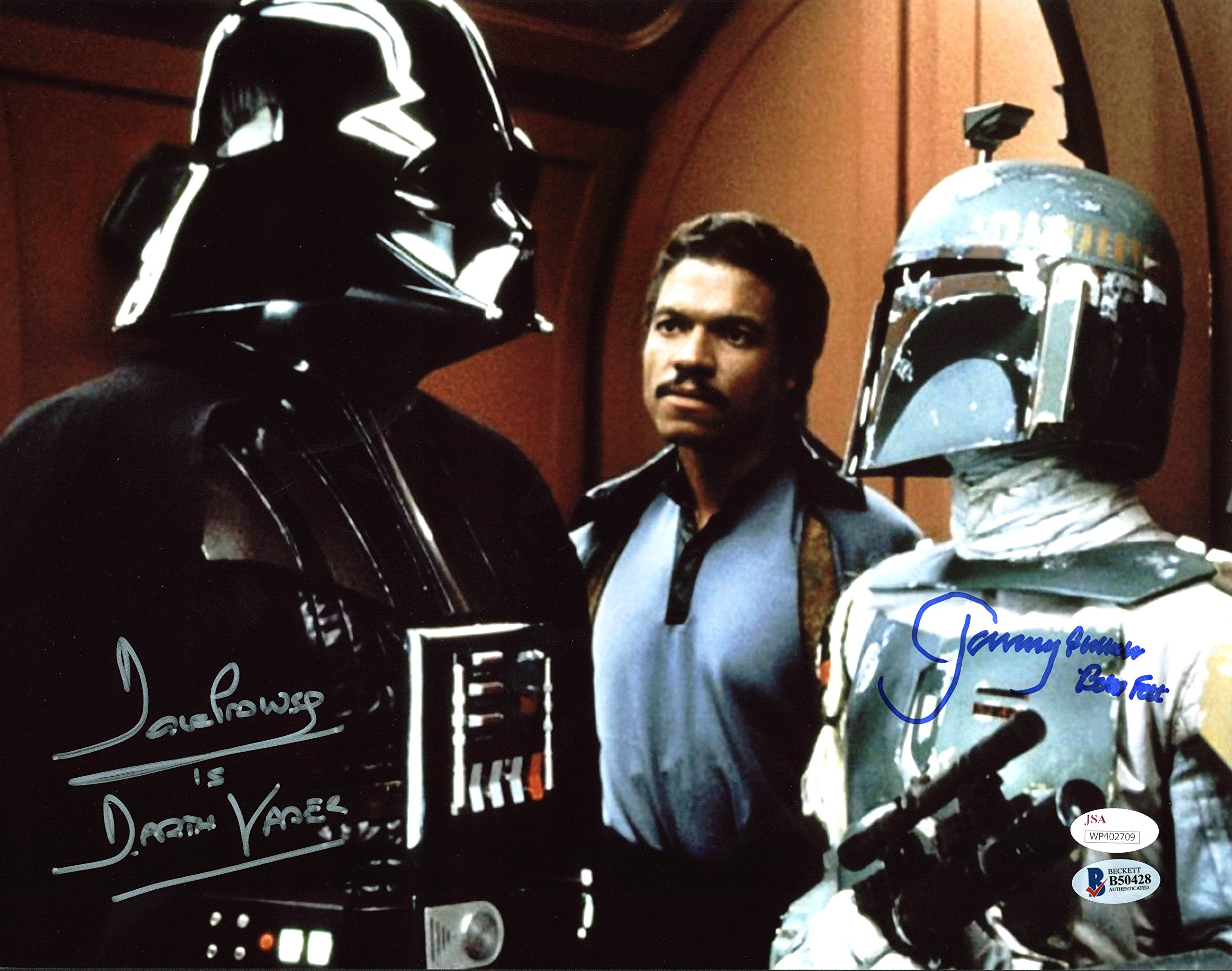 David Prowse & Jeremy Bulloch Star Wars Authentic Signed 11X14 Photo BAS