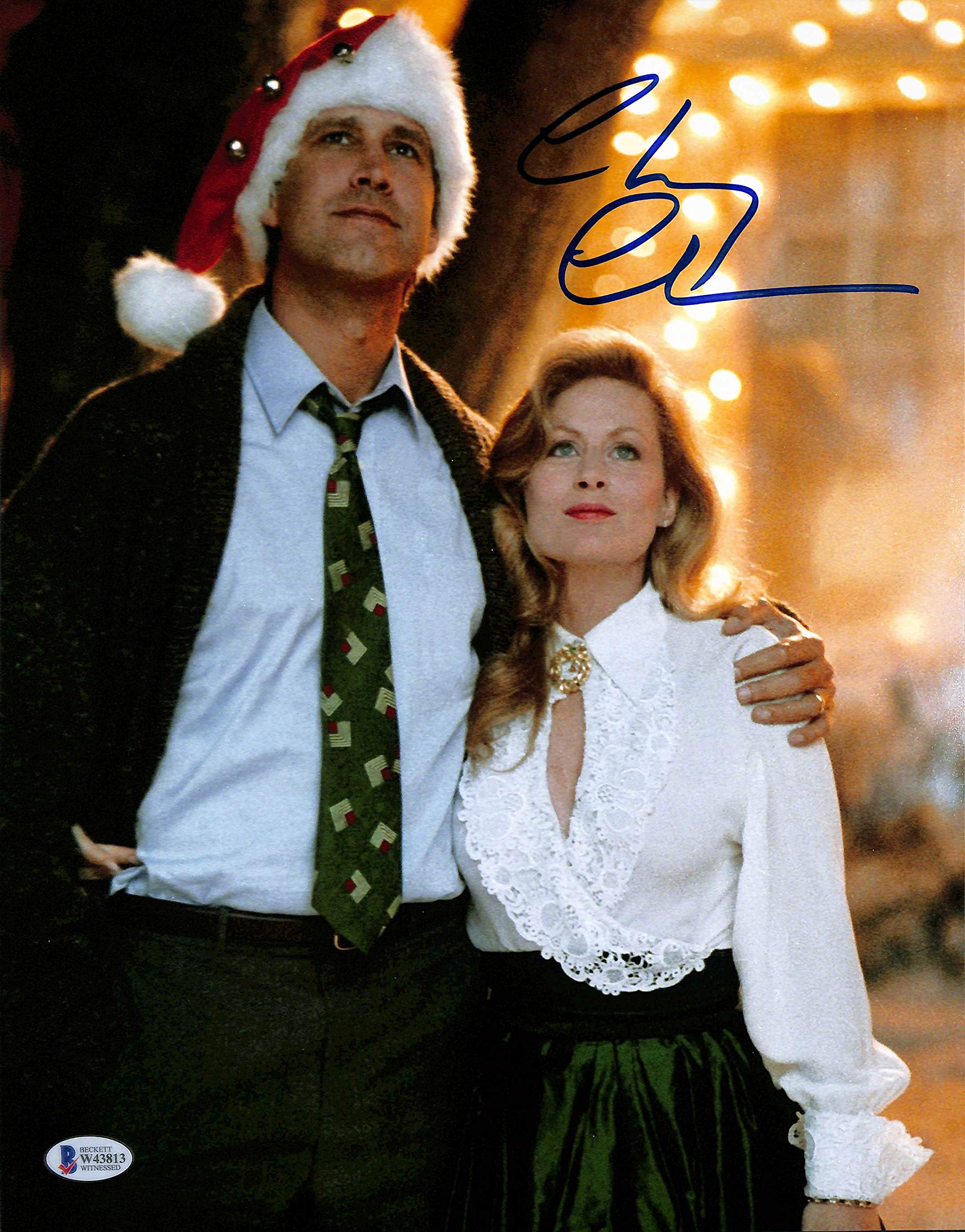 Chevy Chase Christmas Vacation Authentic Signed 11x14 Photo BAS Witnessed 3