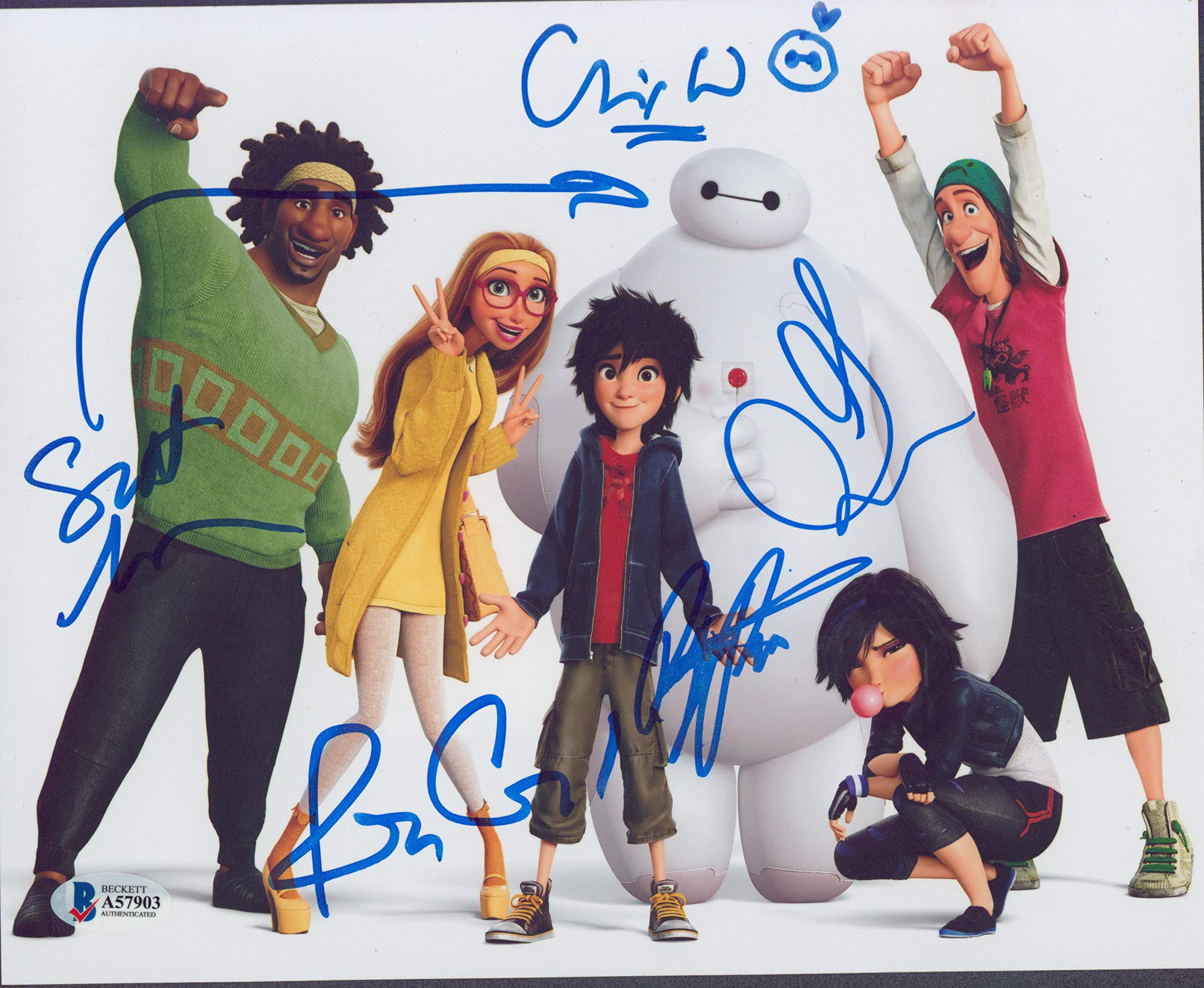 Big Hero 6 (5) Potter, Adsit, Williams, Chung & Conli Signed 8x10 Photo BAS