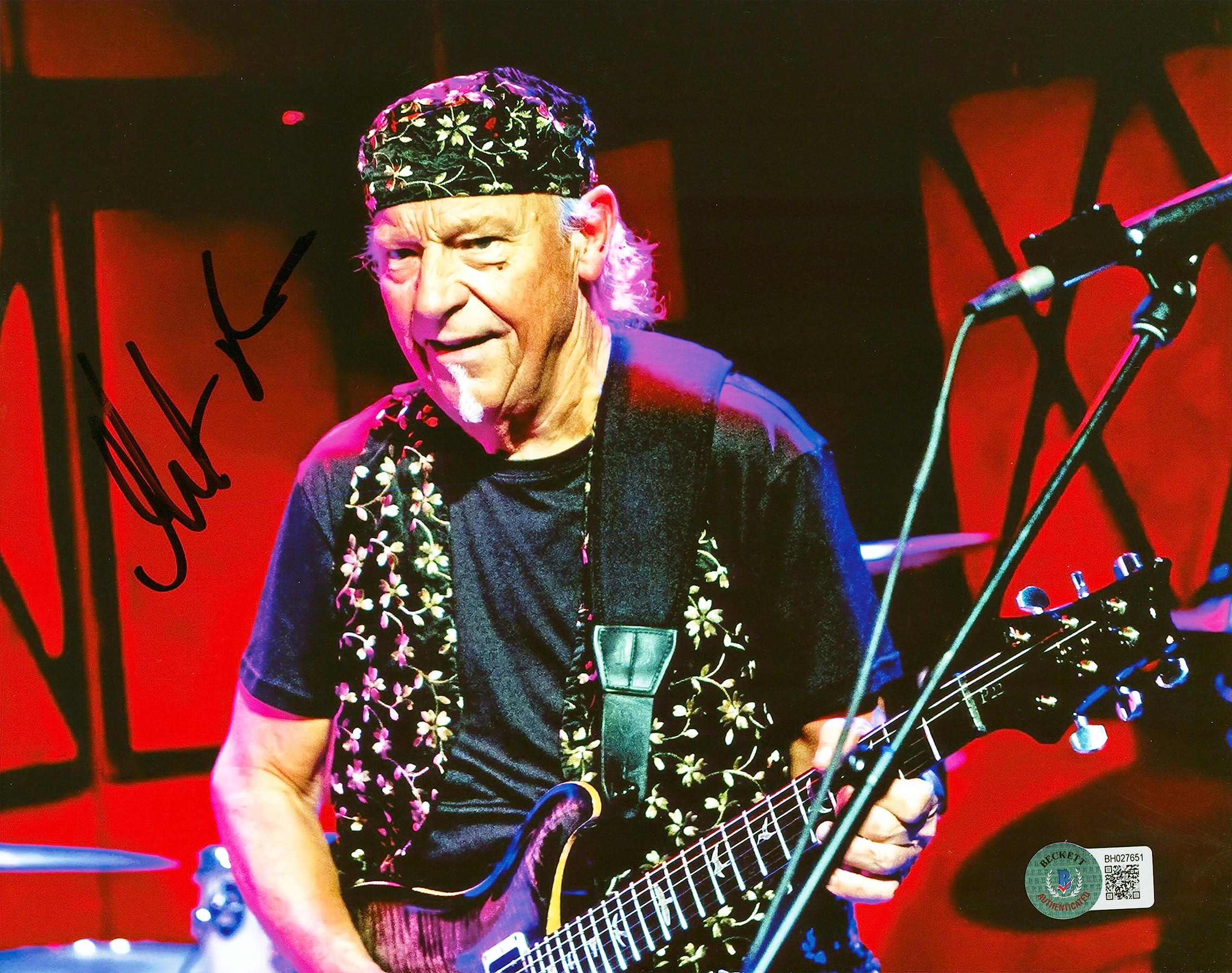 Martin Barre Jethro Tull Authentic Signed 8x10 Photo Autographed BAS #BH027651