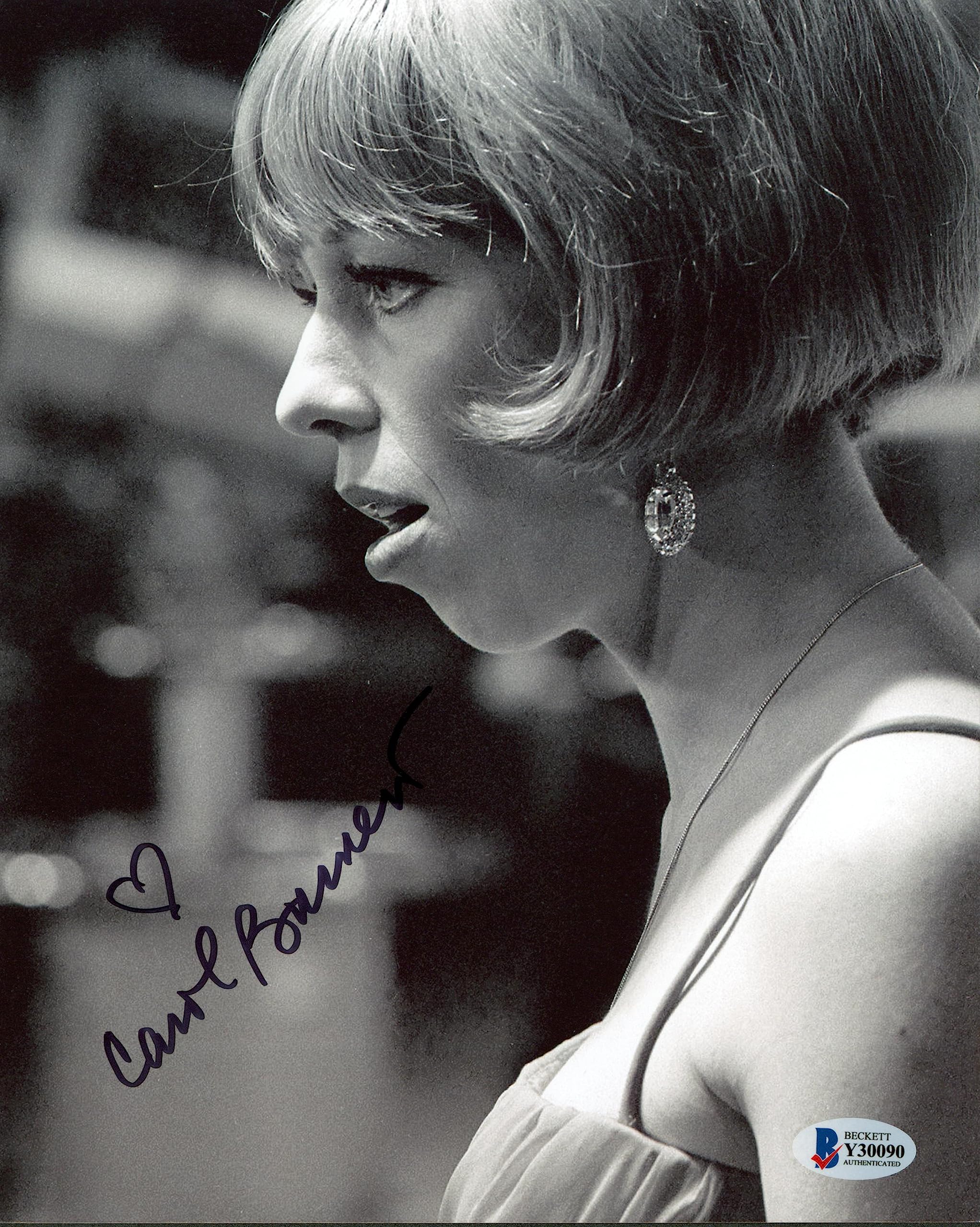 Carol Burnett Authentic Signed 8x10 Photo Autographed BAS #Y30090