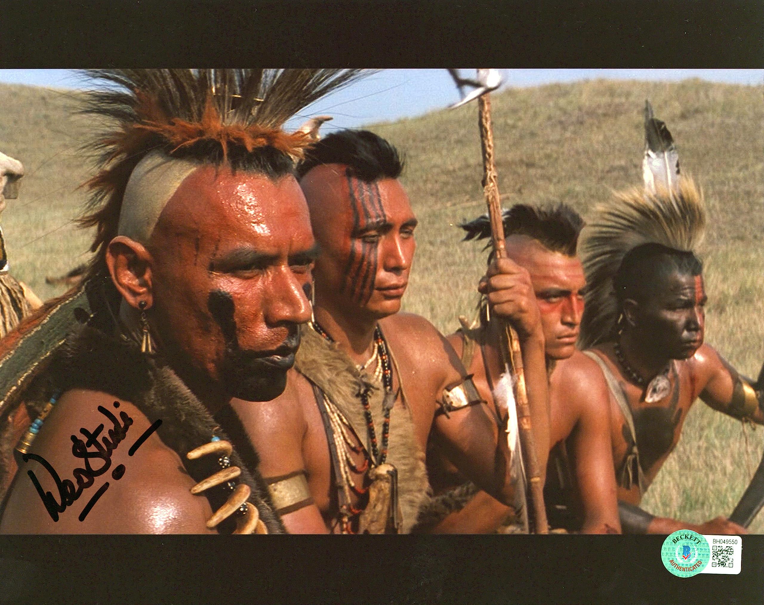 West Studi The Last of the Mohicans Authentic Signed 8x10 Photo BAS #BH049550