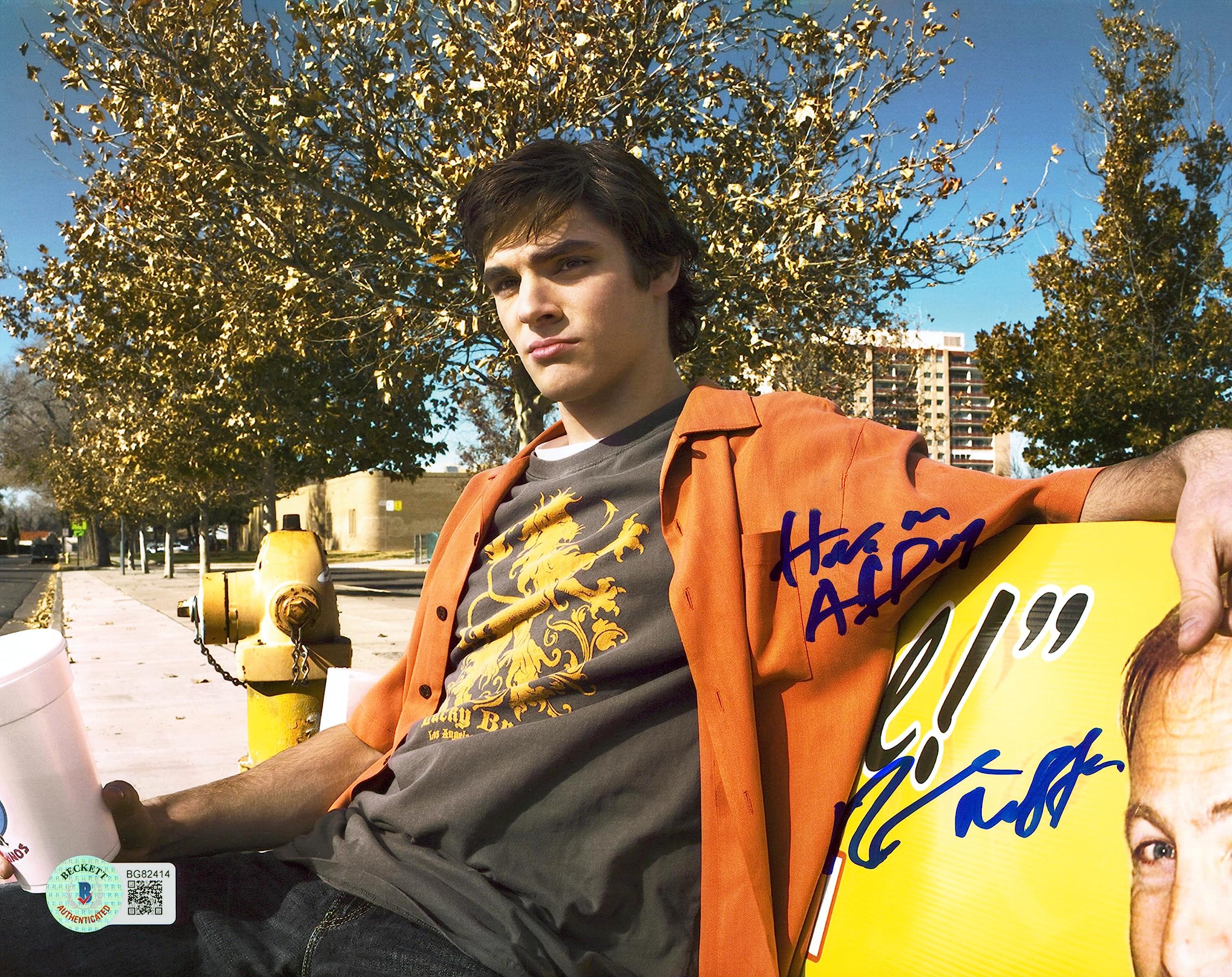R.J. Mitte Breaking Bad "Have an A1 Day" Signed 8x10 Photo BAS #BG82414