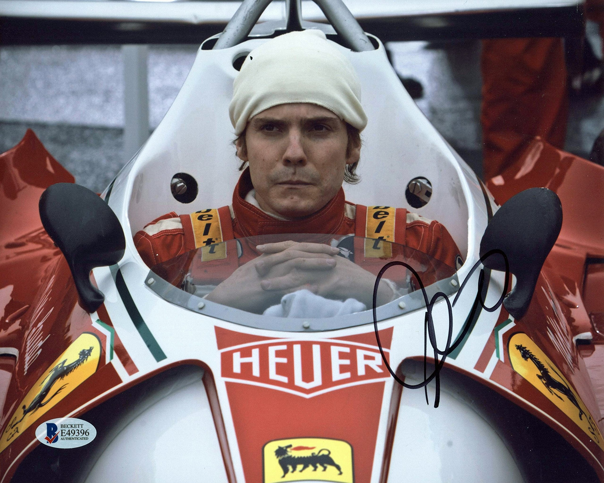 Daniel Bruhl Rush Authentic Signed 8x10 Photo Autographed BAS #E49396