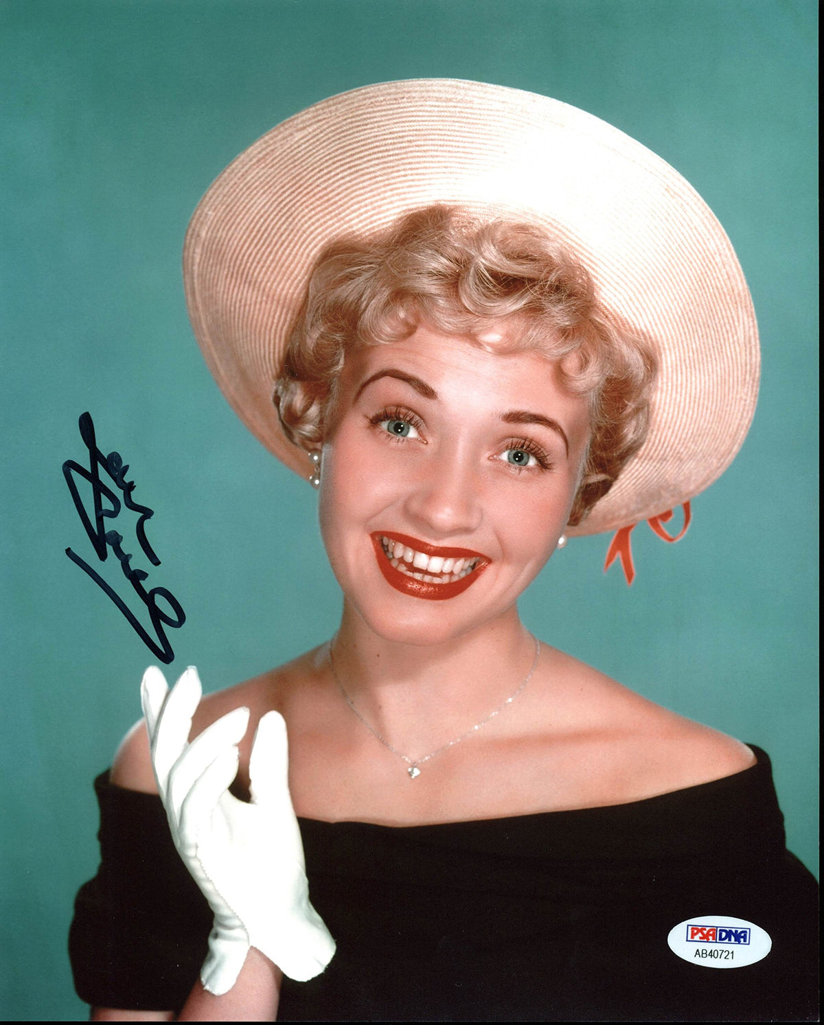 Jane Powell Royal Wedding Authentic Signed 8X10 Photo PSA/DNA #AB40721