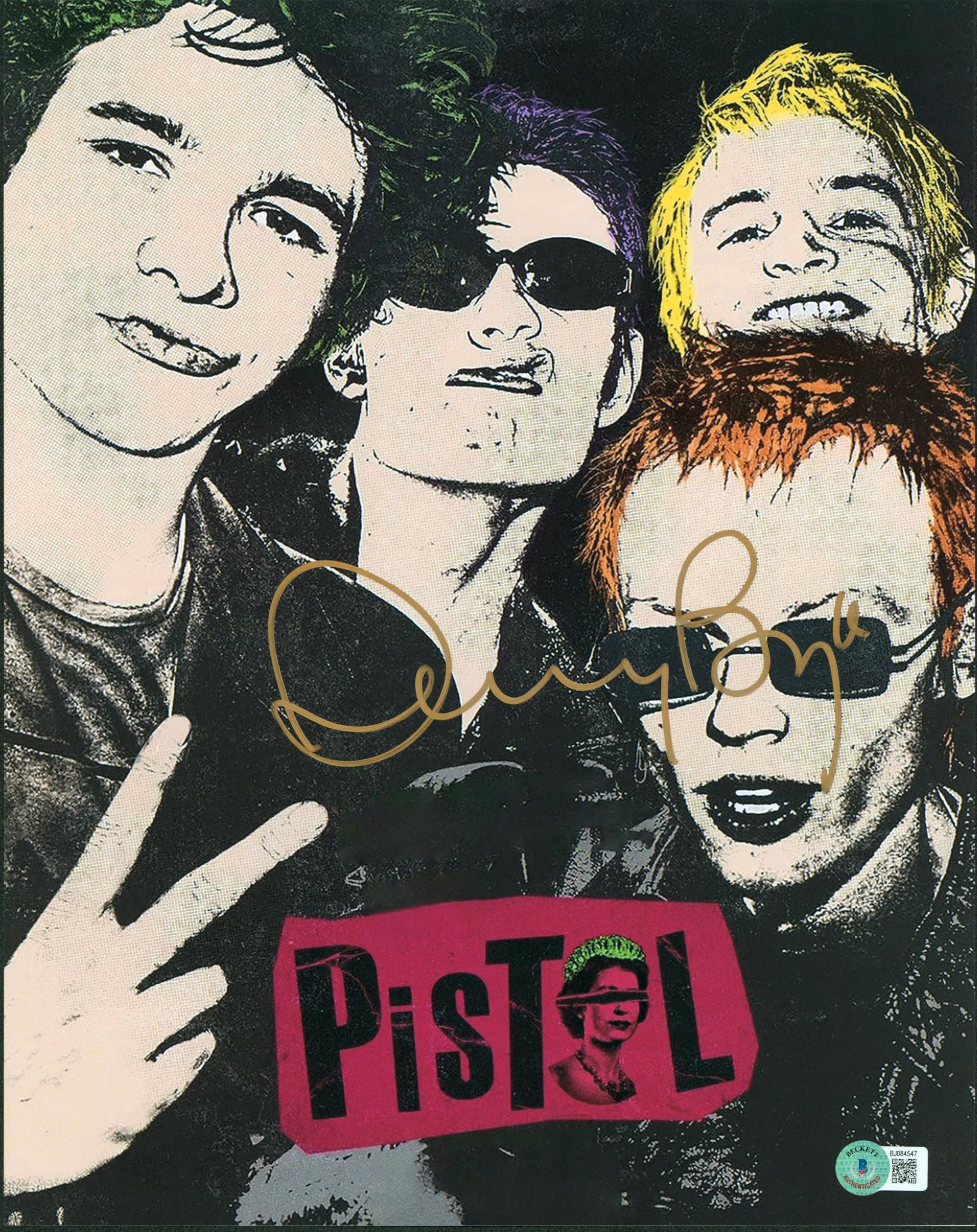 Danny Boyle Pistol Authentic Signed 11x14 Photo Autographed BAS #BJ084547