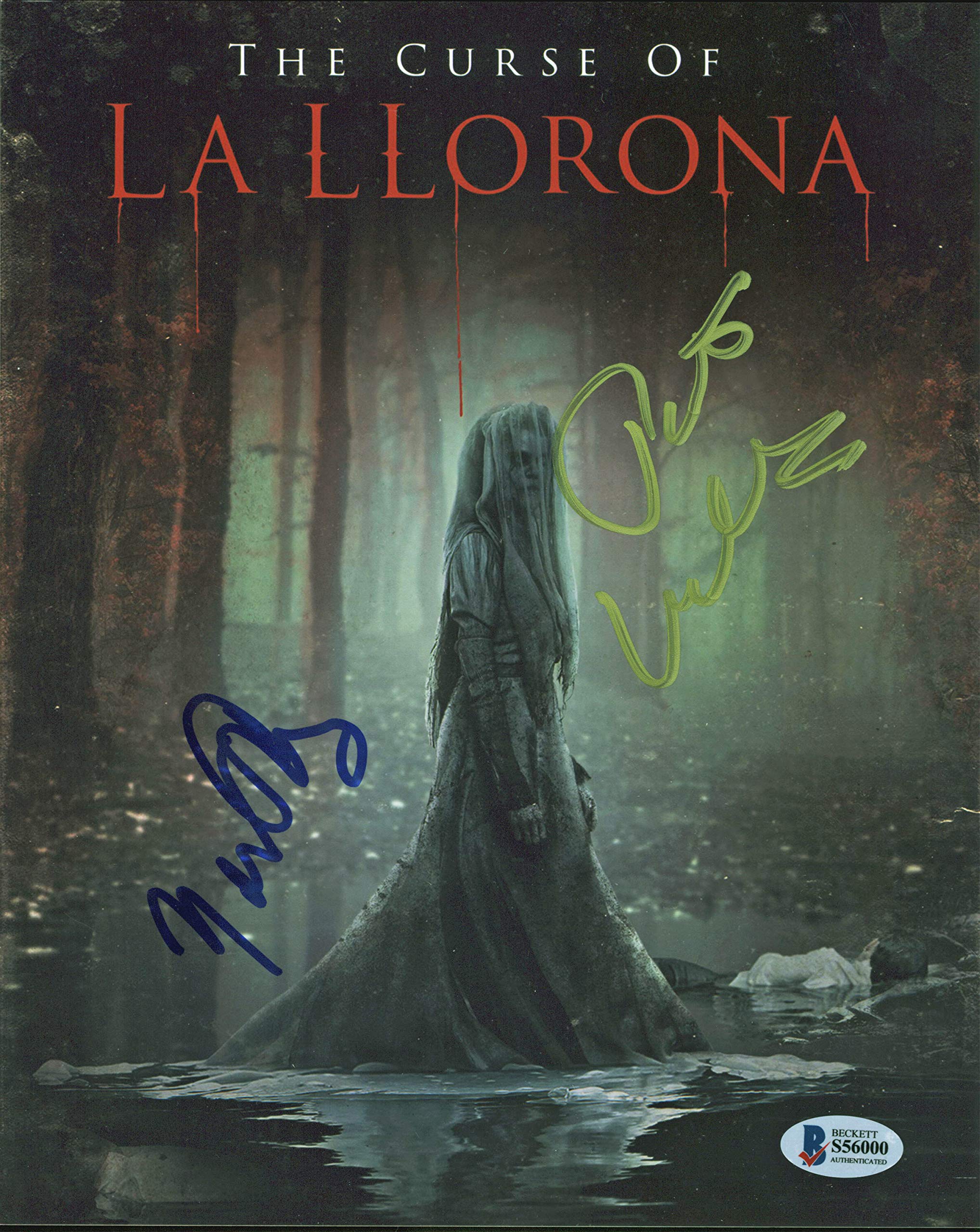 Raymond Cruz & Patricia Velasquez The Curse Of La Llorona Signed 8x10 Photo BAS