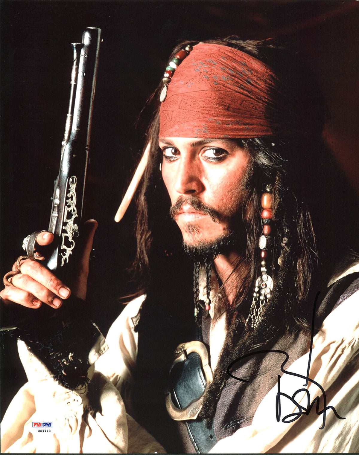 Johnny Depp Authentic Signed 11X14 Photo w/ Graded 10 Autograph! PSA/DNA #W04413