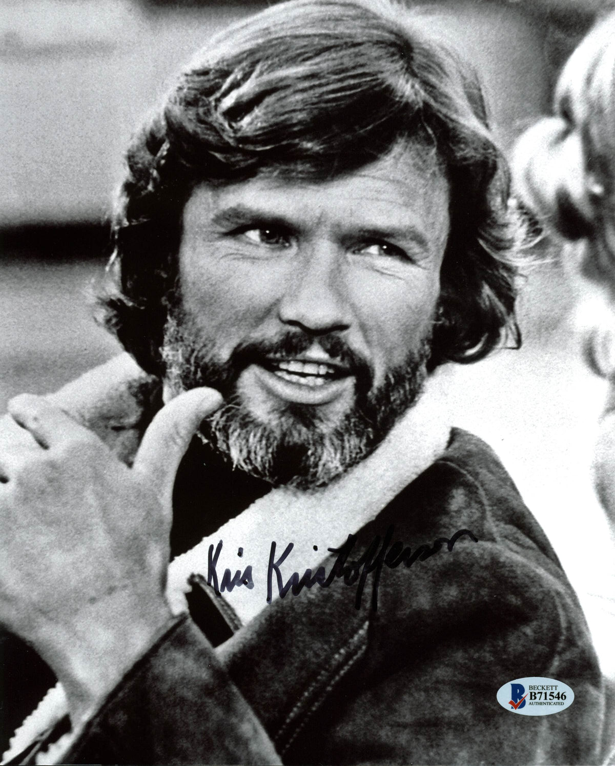 Kris Kristofferson Musician & Actor Authentic Signed 8X10 Photo BAS #B71546